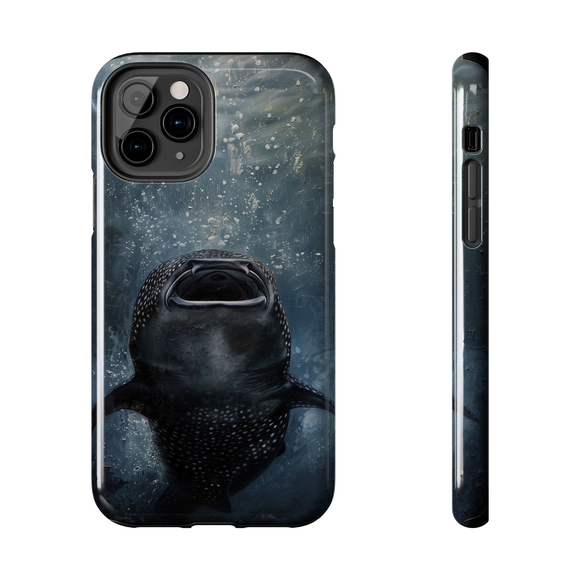 Rising Majesty: Whale Shark Feeding Tough Phone Case