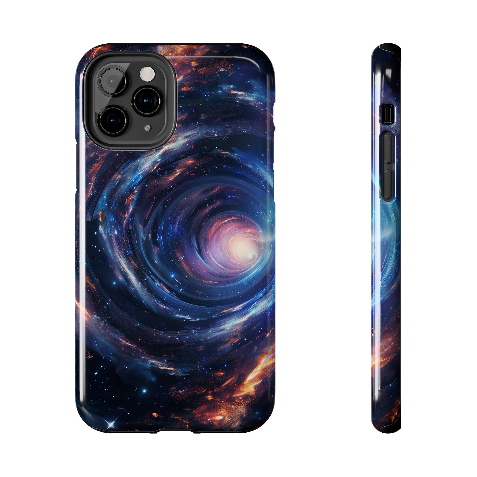 Dr Who inspired Phone Case - Space Wormholes Phone Case - Cosmic Galaxy Cover with Futuristic Wormhole Design - Sci-Fi Protective Case