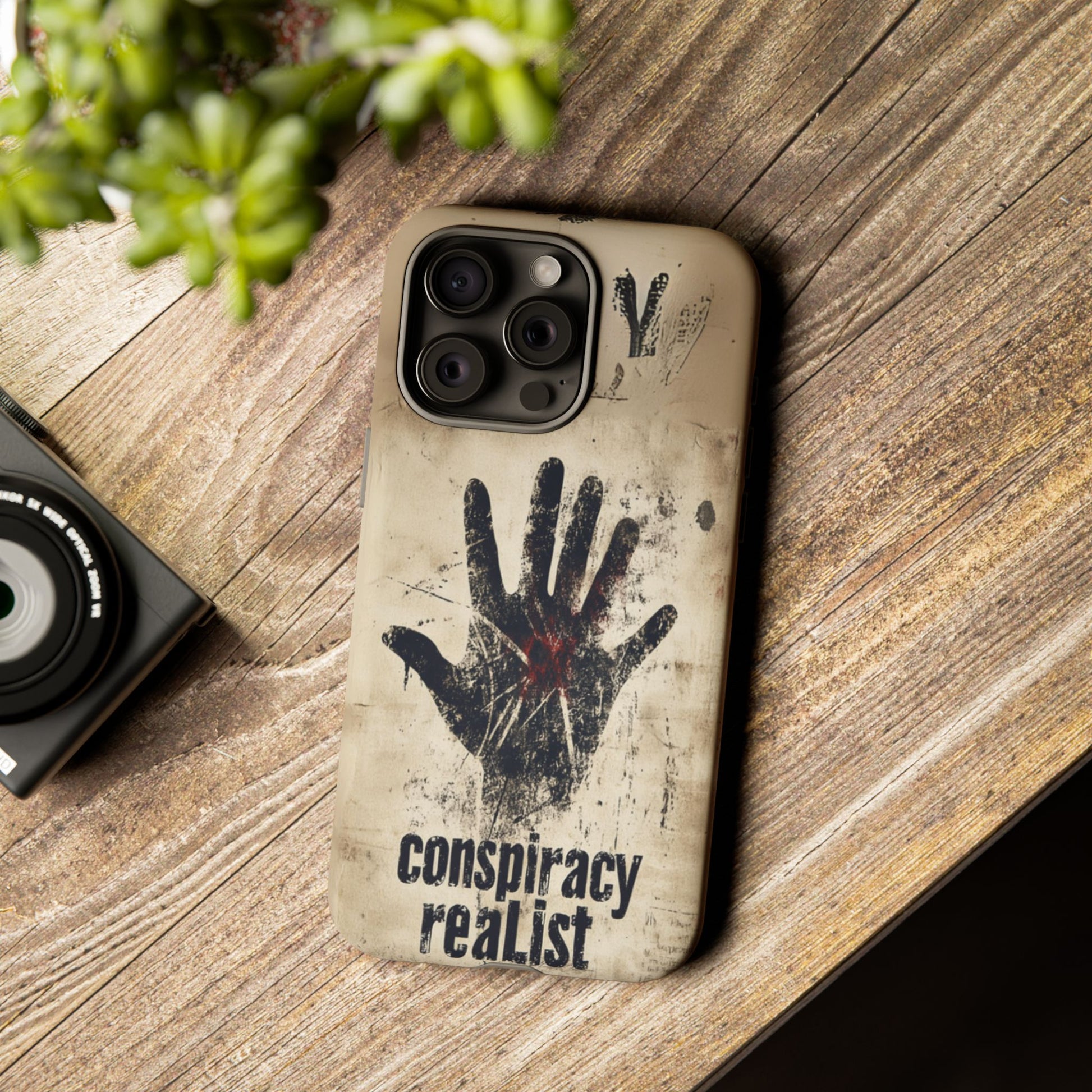 Conspiracy Theories Paranormal Mystery UFO X-Files Inspired Ghostly Hand Conspiracy Realist Cryptid iPhone 13 14 15 16 Pro Max Galaxy Pixel