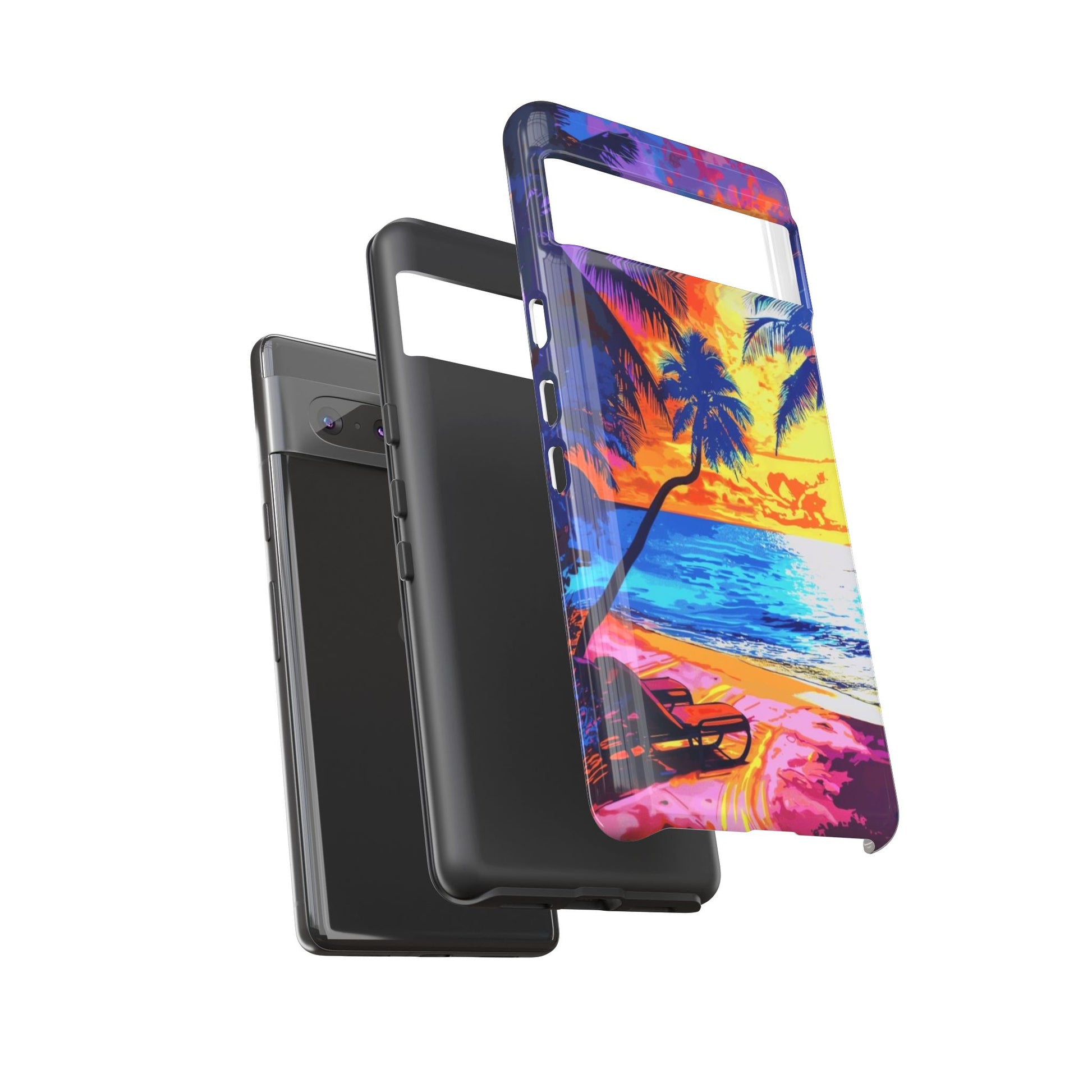 Sunset Bliss: Lisa Frank Style Android Phone Case
