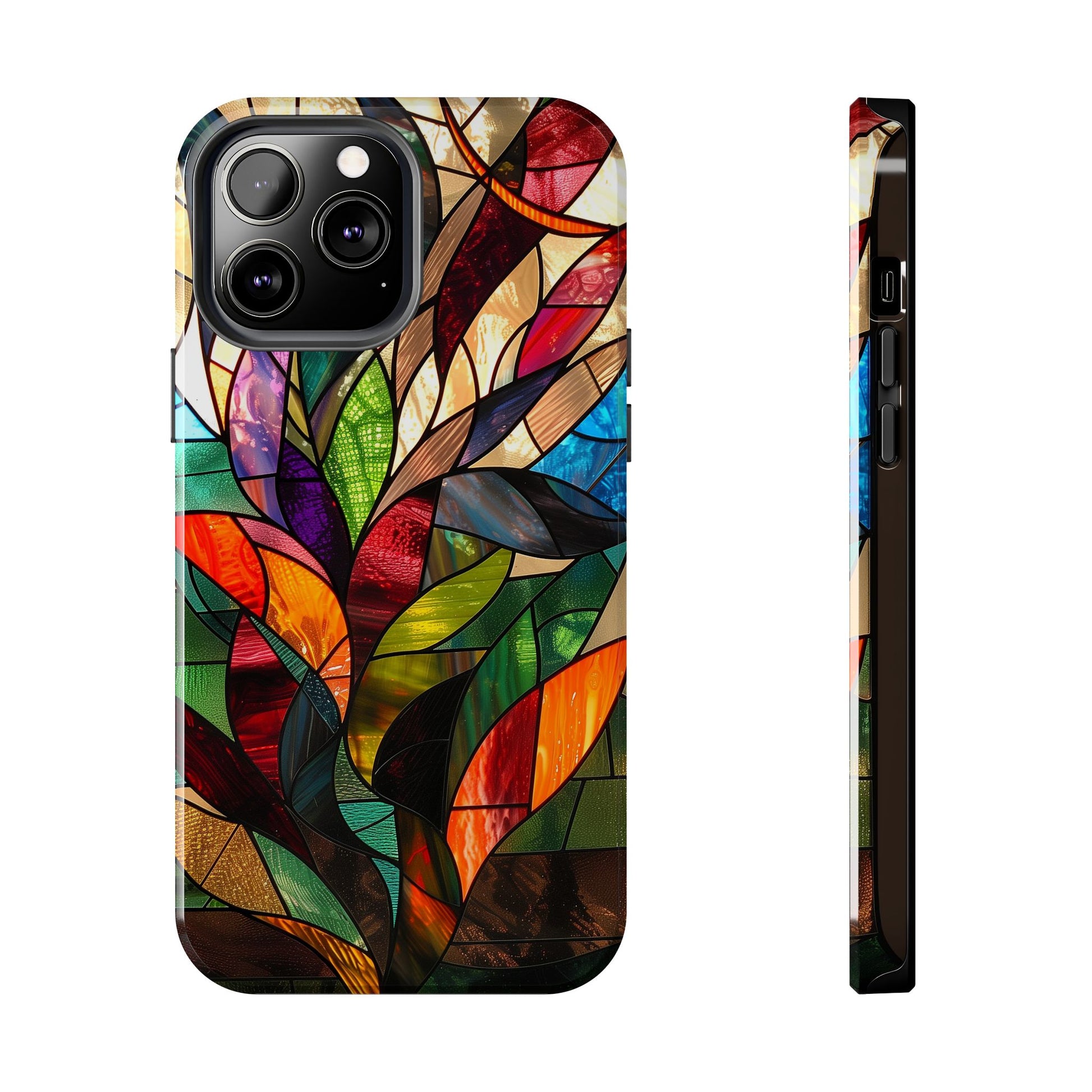 Frank Lloyd Wright Inspired Stained Glass Phone Case, Artistic iPhone Case, Architectural Design, Art Deco iphone Case, iphone 15 pro max