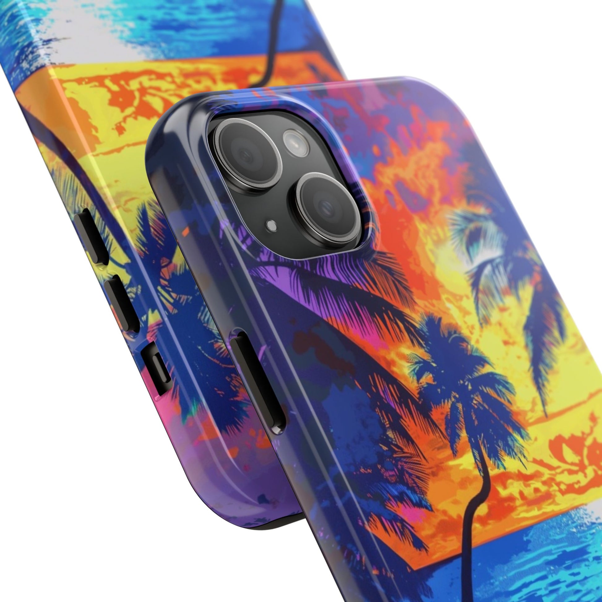 Sunset Bliss: Lisa Frank Style Phone Case