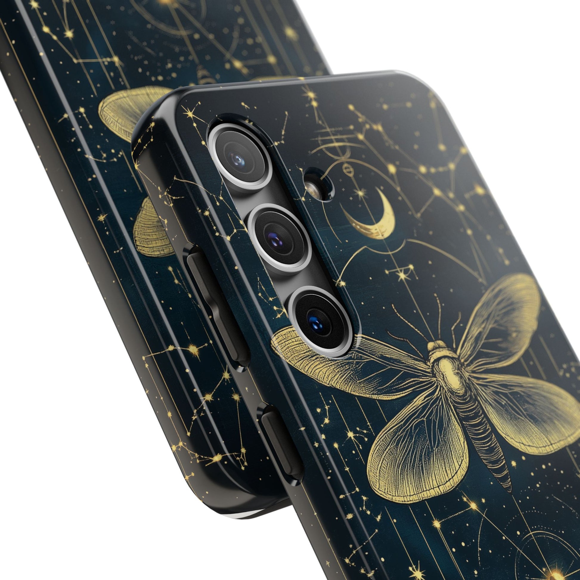 Celestial Dark Academia Phone Case Magical Moth Astrology Witchcraft Esoteric Entomology Nature Art Phone 13 14 15 Pro Max Samsung