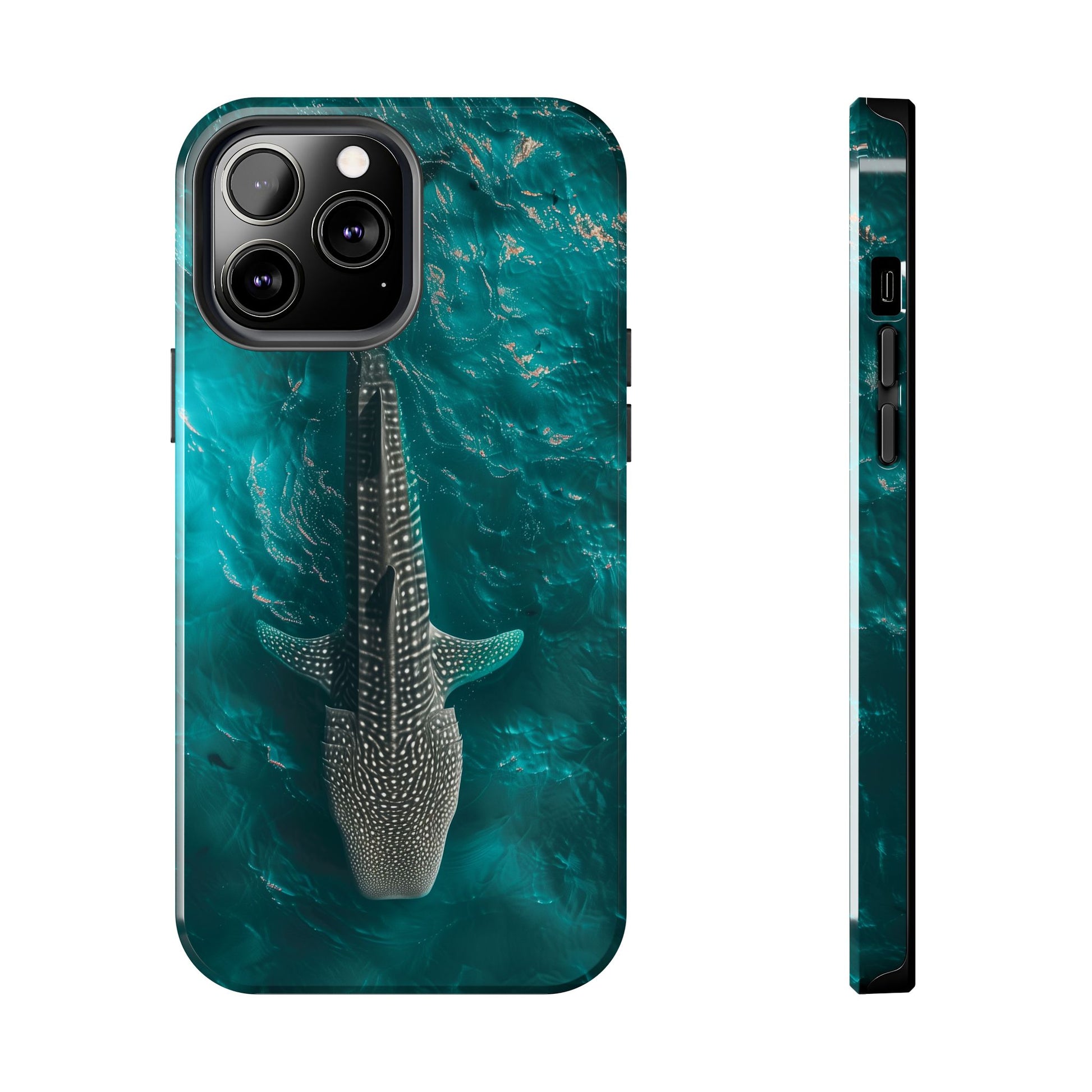 Ocean Visit: iPhone Case with Stunning Whale Shark Swimming Scene