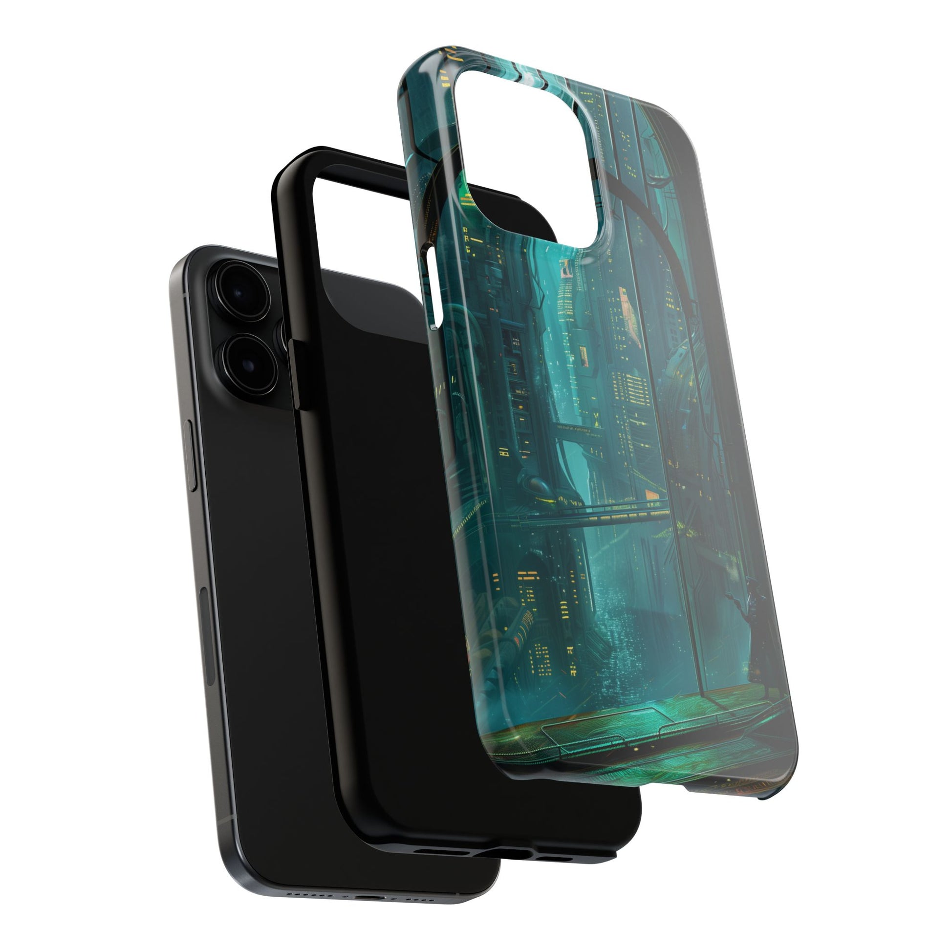 BioShock Inspired Phone Case - Underwater Art Deco City - Gaming Phone Cover - Unique Video Game Accessory