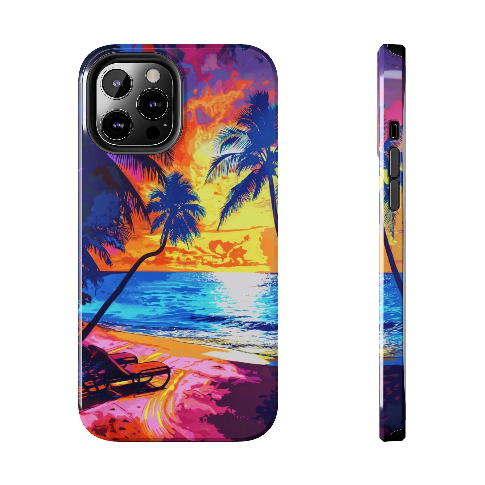 Sunset Bliss: Lisa Frank Style Phone Case