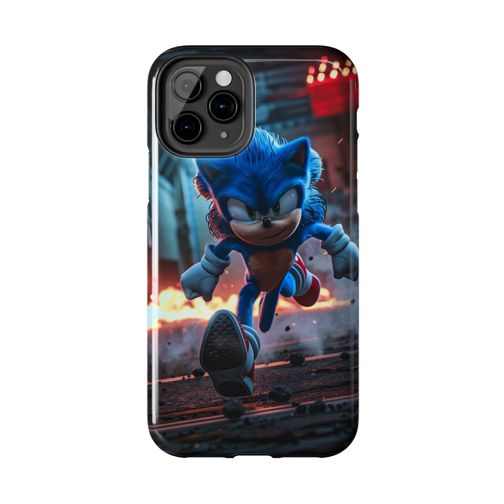 Durable Sonic Phone Case - Protective Sonic the Hedgehog Design - Tough Mobile Cover - Fun Video Game Phone Accessory