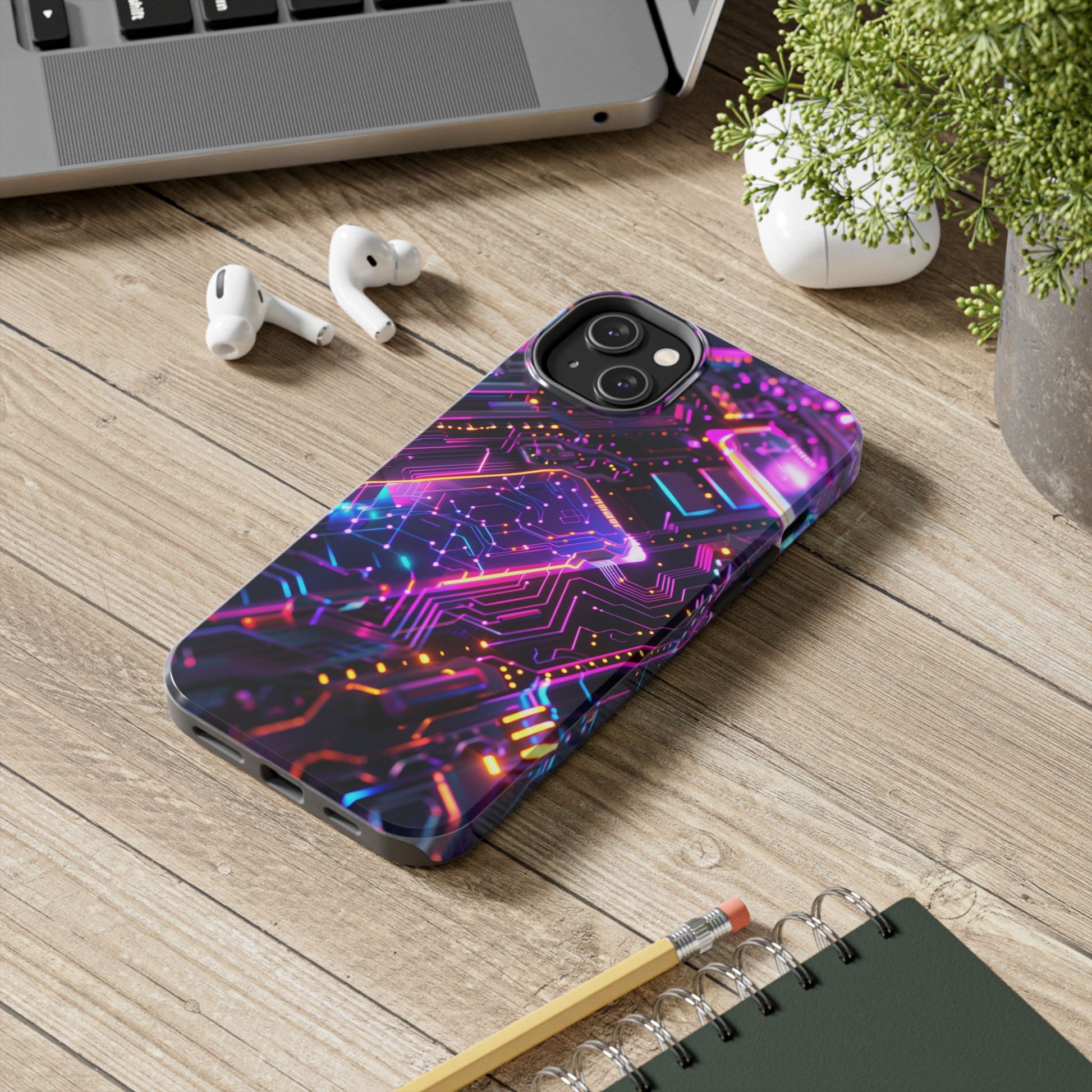 Circuit Board Phone Case, Futuristic Circuit Phone Case, High-Tech Gift, Custom Sci-Fi Phone Case, iphone 15 pro max