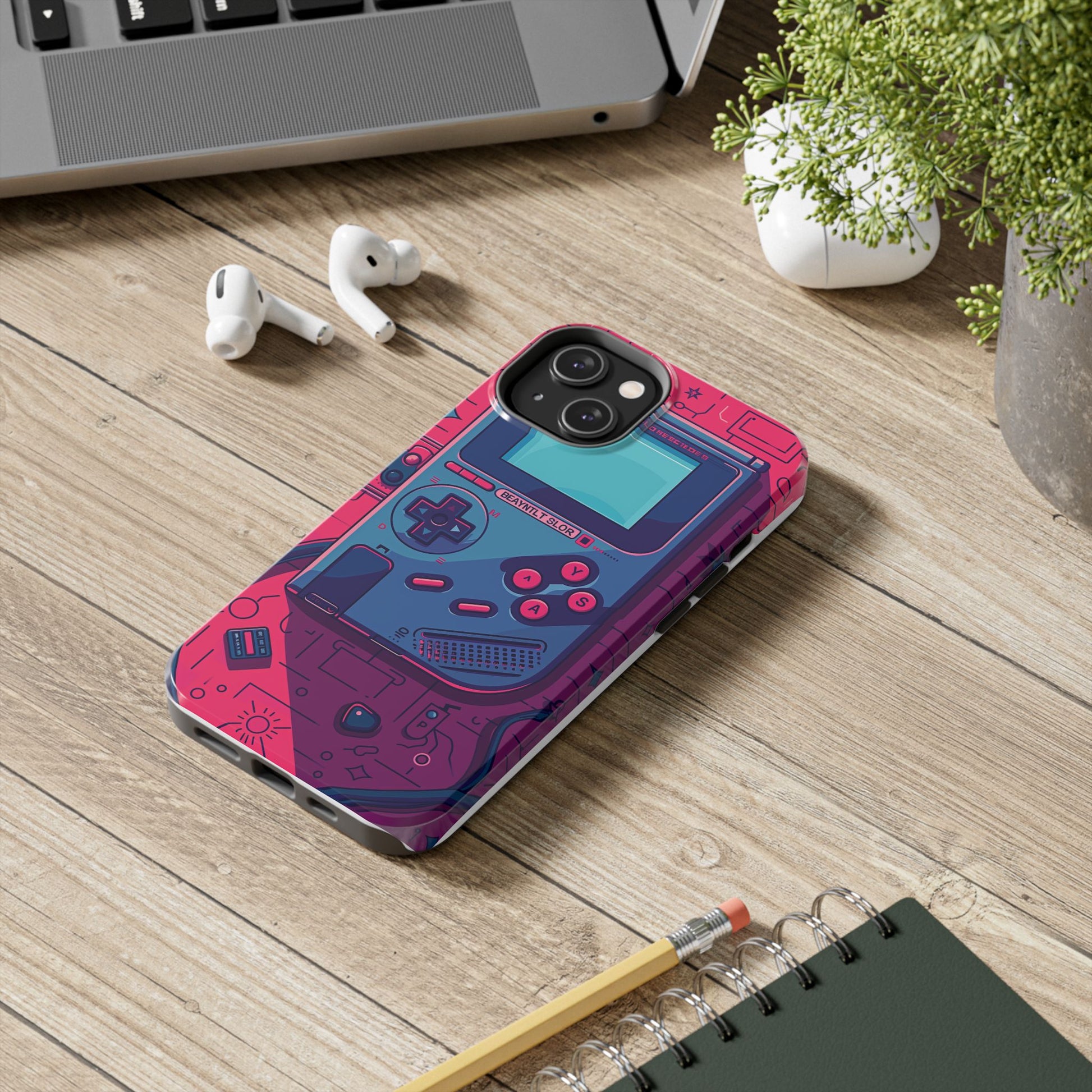 Durable iPhone Case with Alternative Universe Game Console Design - Protective Phone Cover - Fun and Sturdy Gaming Accessory - Gamer Gift