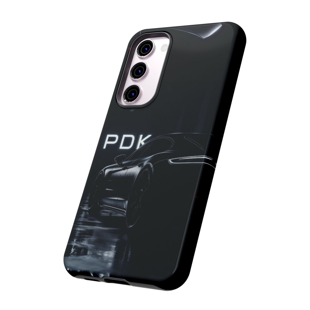 German Super Sports Car Phone Case Car Lover Gift Inspired Neon Sign Font iPhone 13 14 15 16 Pro Max Double Clutch Granny Shifting