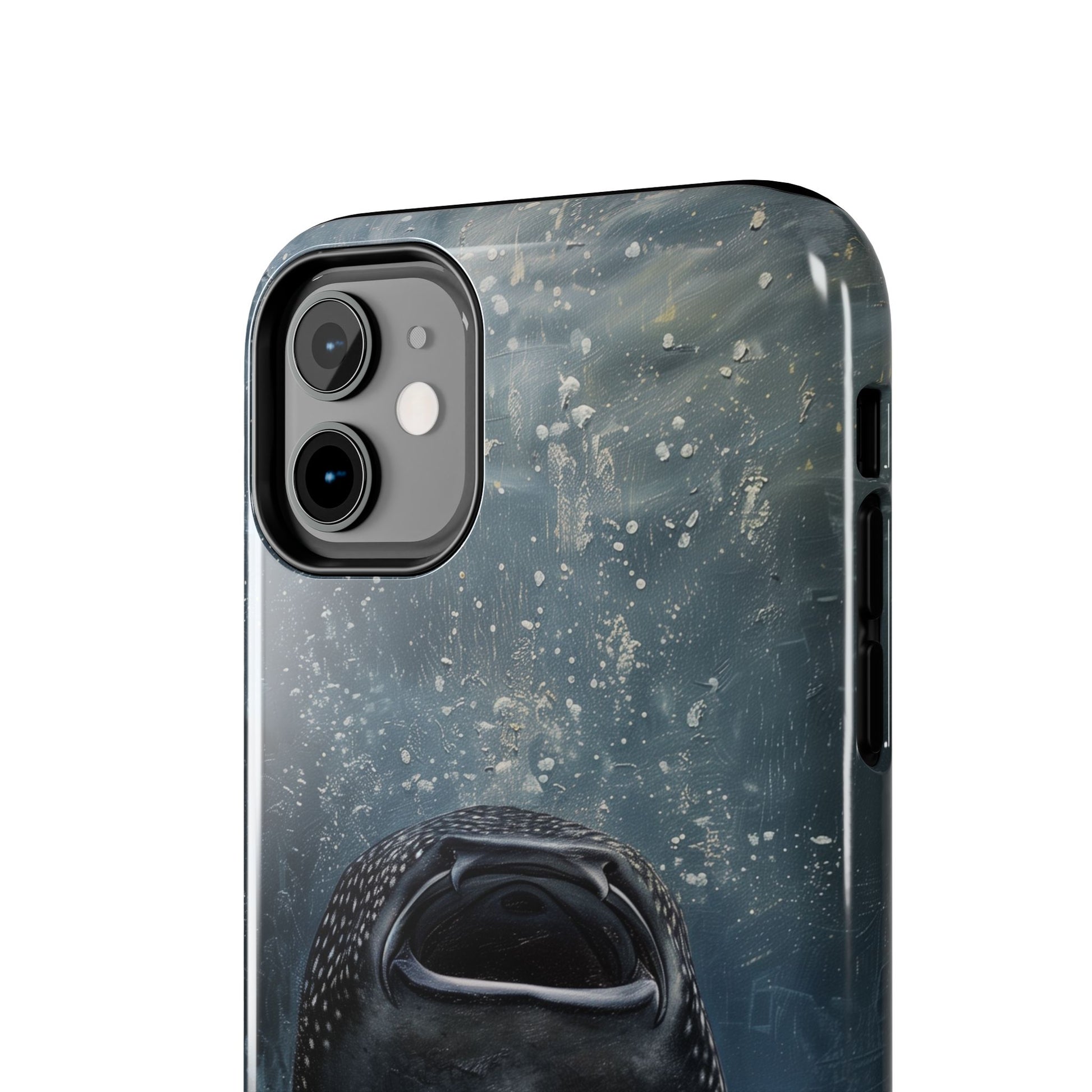 Rising Majesty: Whale Shark Feeding Tough Phone Case