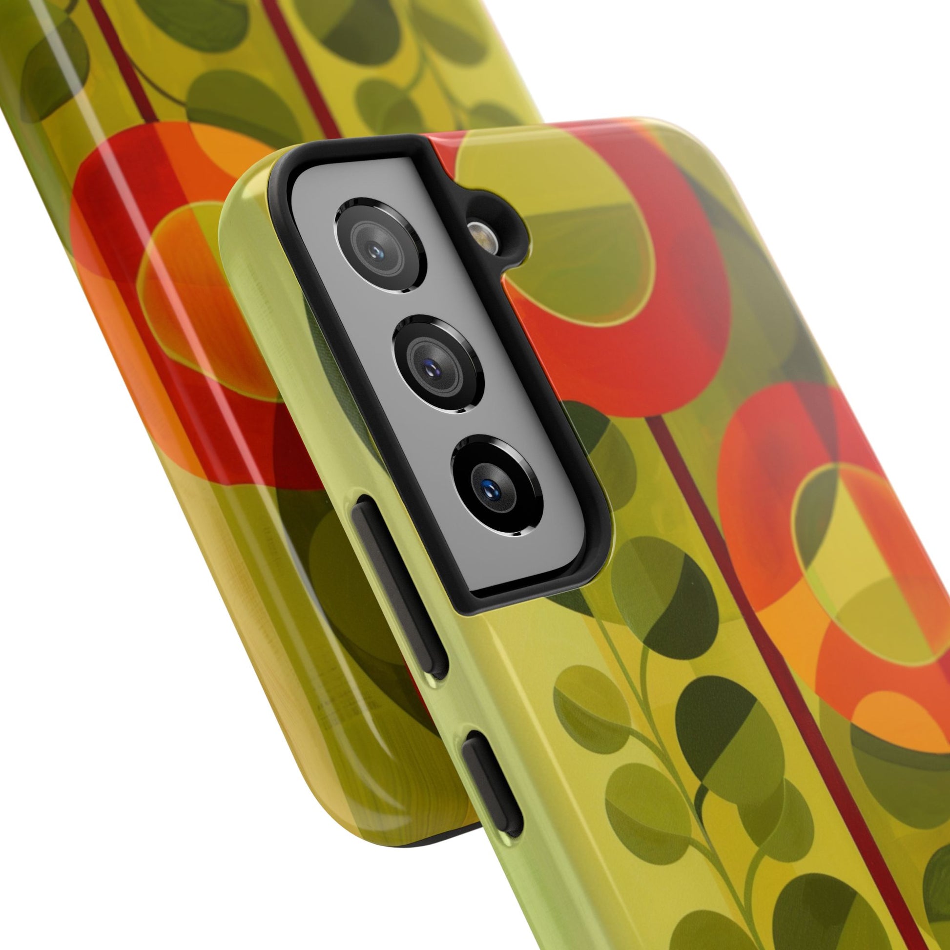 Atomic Flower Phone Case, Mid-Mod Phone Case, Artwork iPhone Case, Unique Floral Pattern Phone Case, Art Deco, Minimalist, Tough Iphone Case