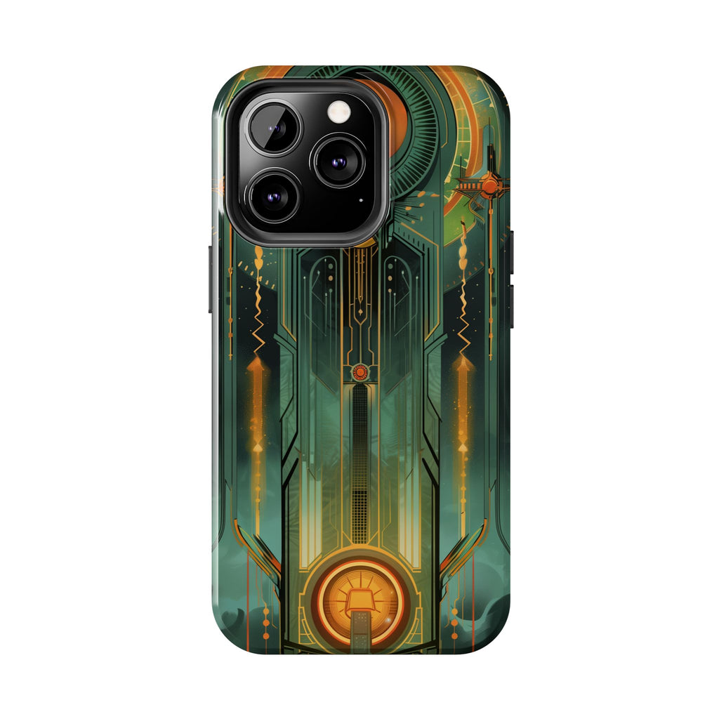 Art Deco Phone Case, Architecture Phone Case, Durable iPhone Case, Gift for Architect, iPhone 14 Case, Art Deco Building Phone Case