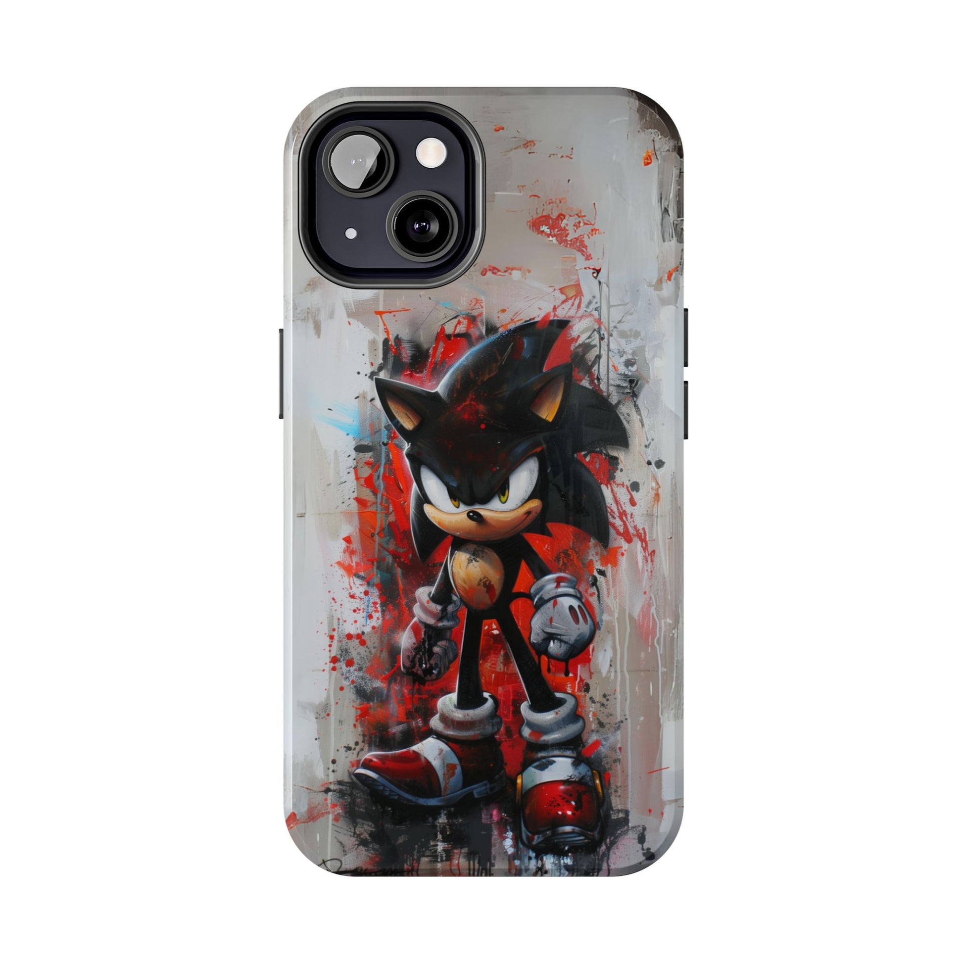 Shadow the Hedgehog Inspired Phone Case, Durable iPhone Case, Perfect Gamer Gift, SEGA, Sonic the Hedgehog, Tails, Shadow, iPhone 12