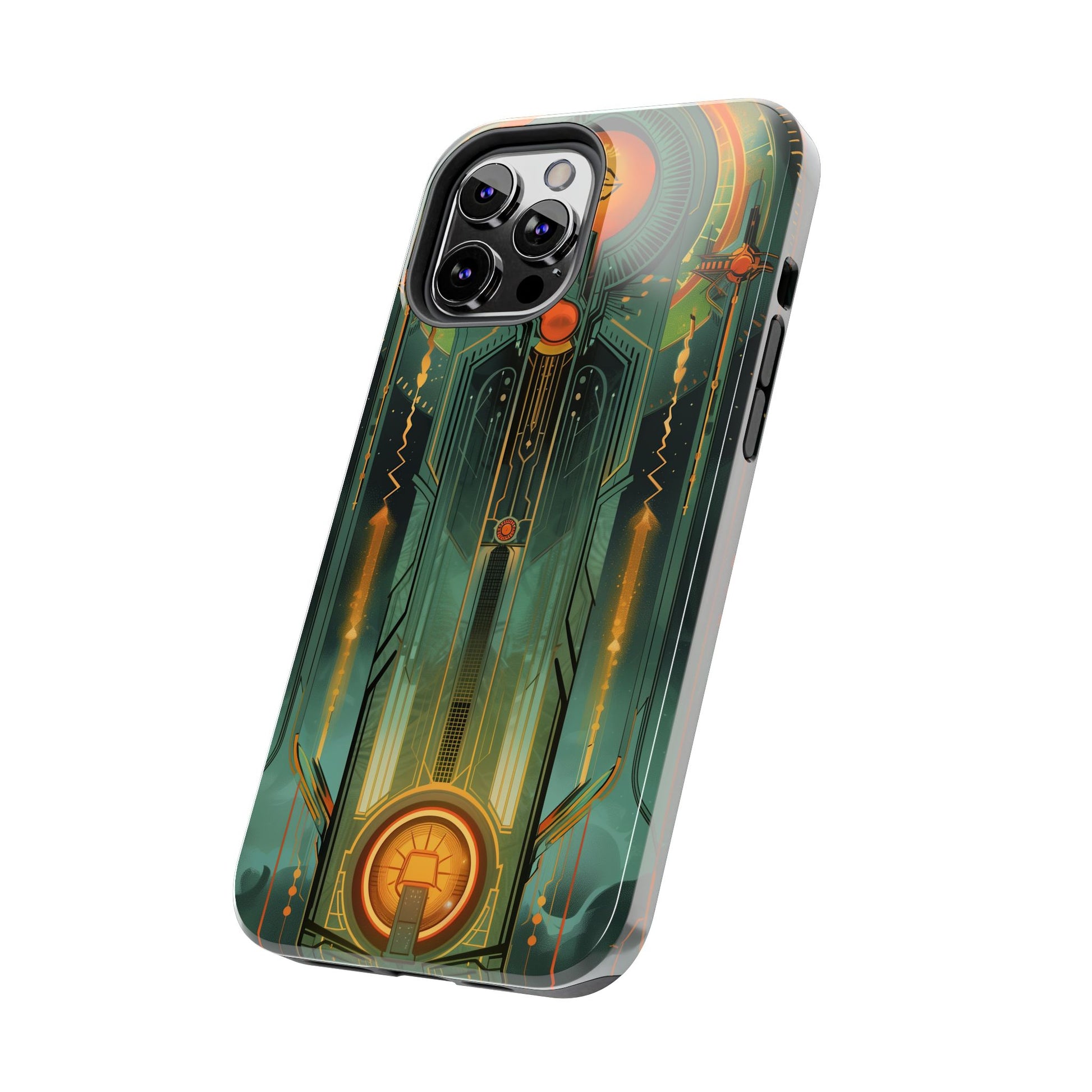 Art Deco Phone Case, Architecture Phone Case, Durable iPhone Case, Gift for Architect, iPhone 14 Case, Art Deco Building Phone Case