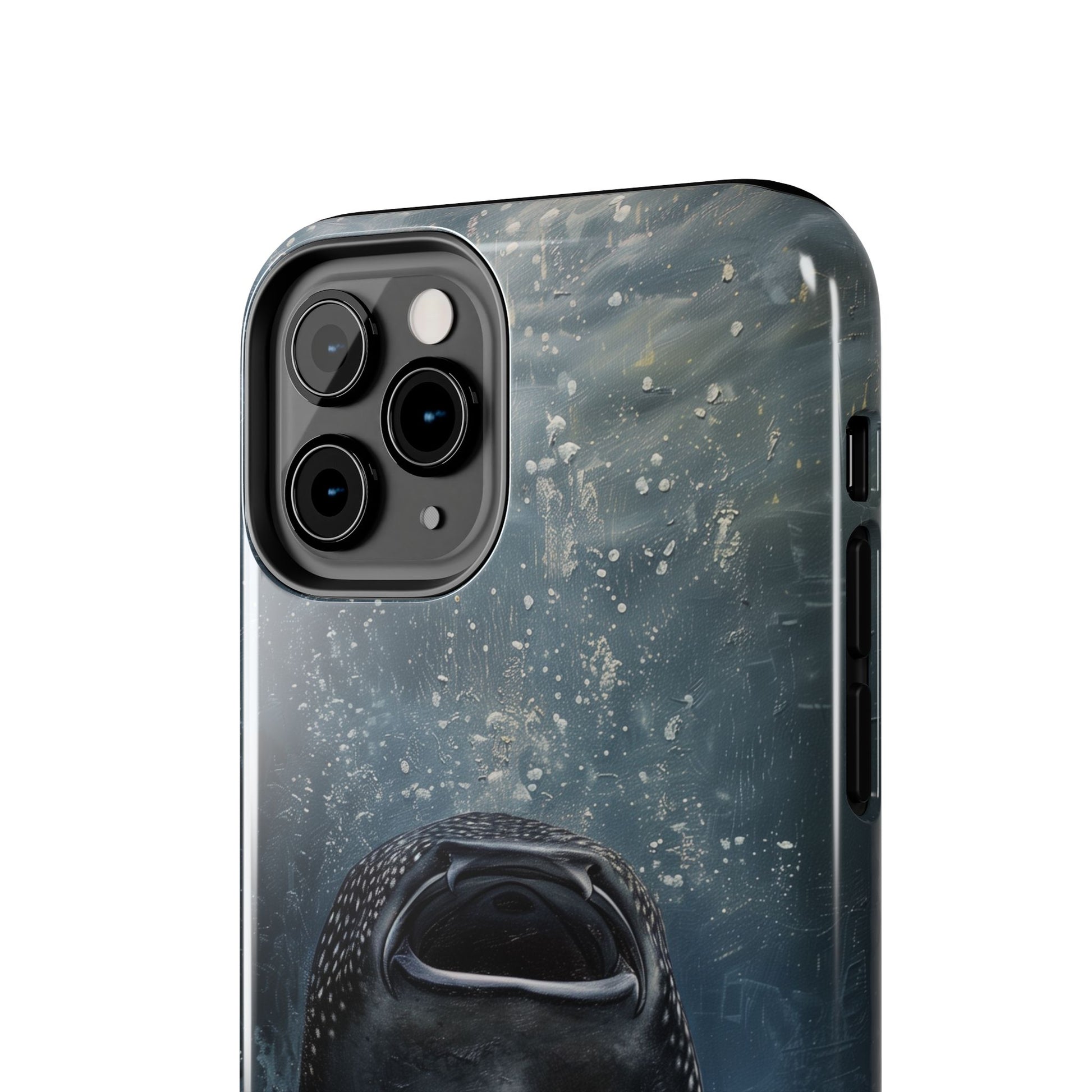 Rising Majesty: Whale Shark Feeding Tough Phone Case