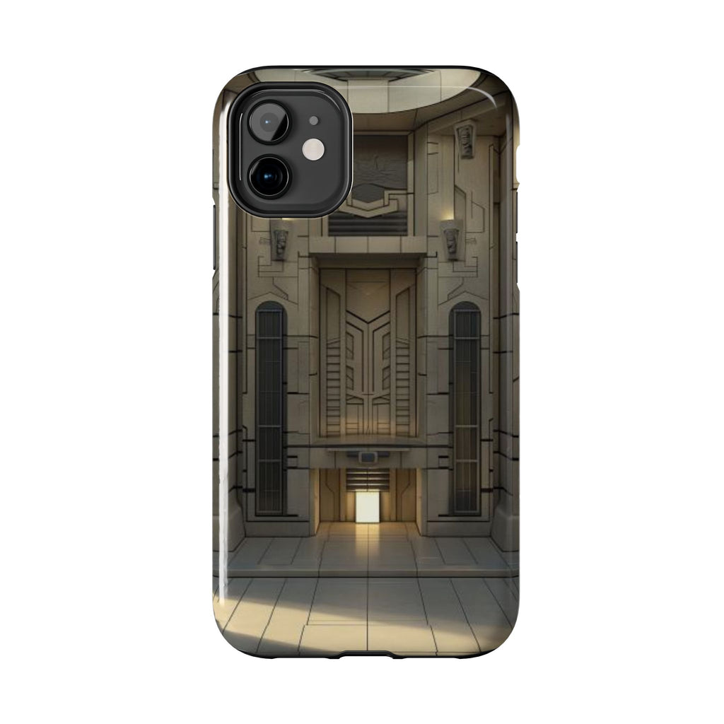 Durable Phone Case - Frank Lloyd Wright Style Room - Tough Architectural Design iPhone/Android Cover - Unique Art Deco Protection Accessory