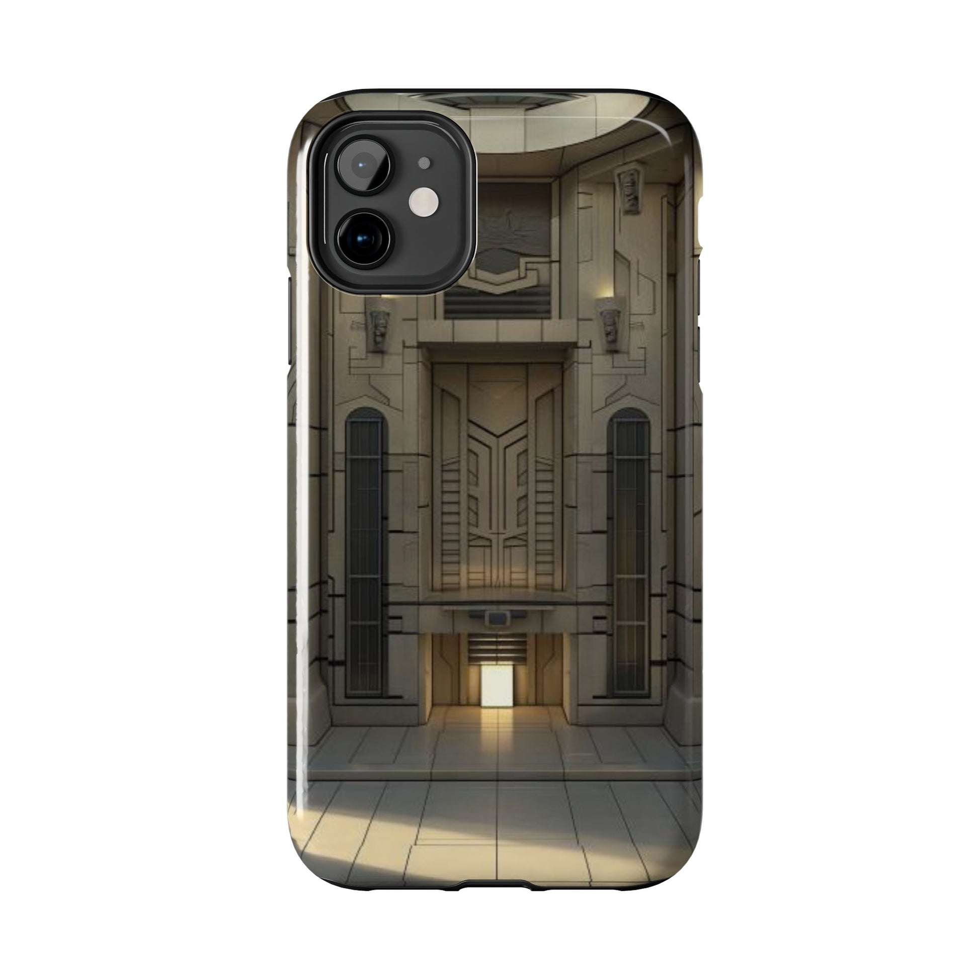 Durable Phone Case - Frank Lloyd Wright Style Room - Tough Architectural Design iPhone/Android Cover - Unique Art Deco Protection Accessory