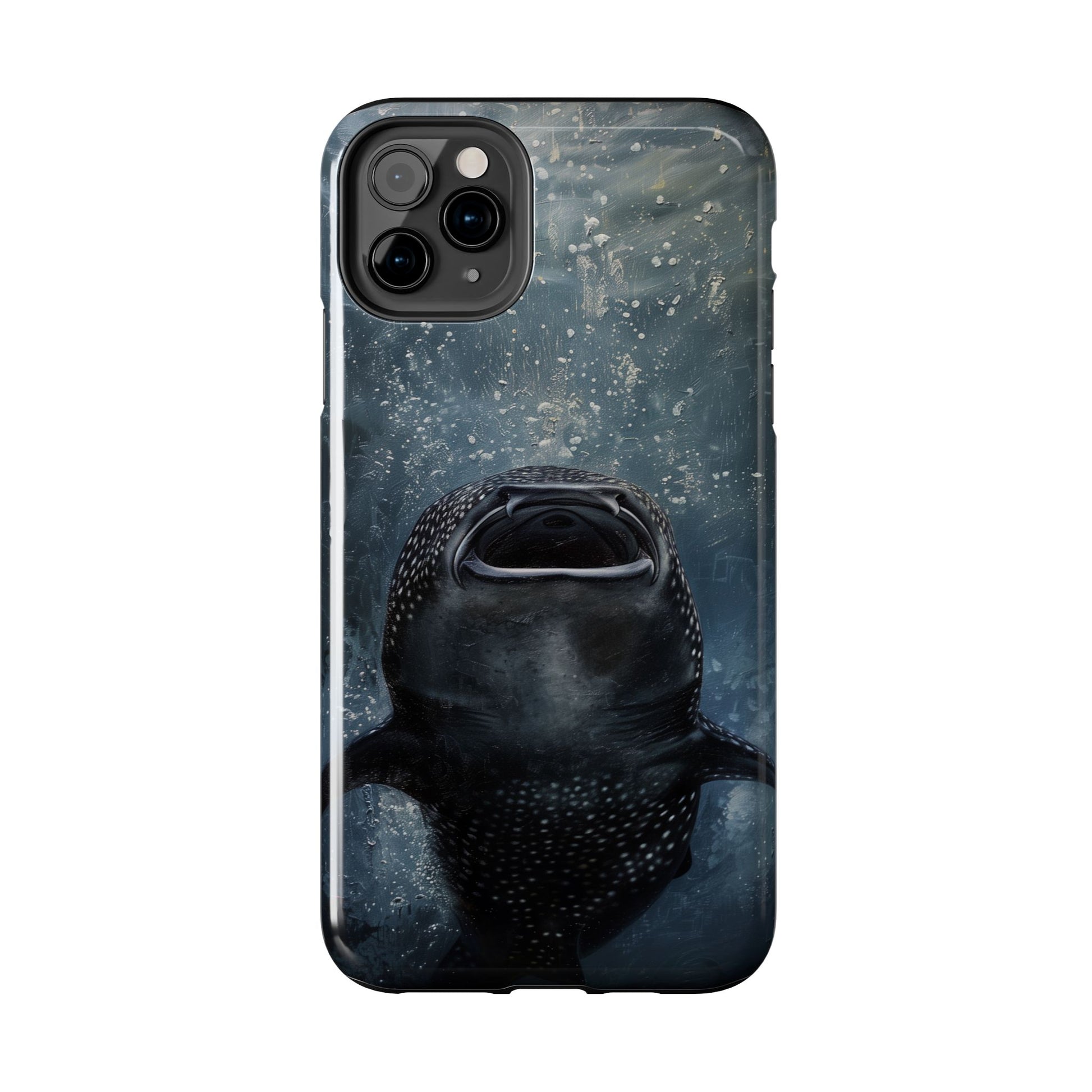 Rising Majesty: Whale Shark Feeding Tough Phone Case