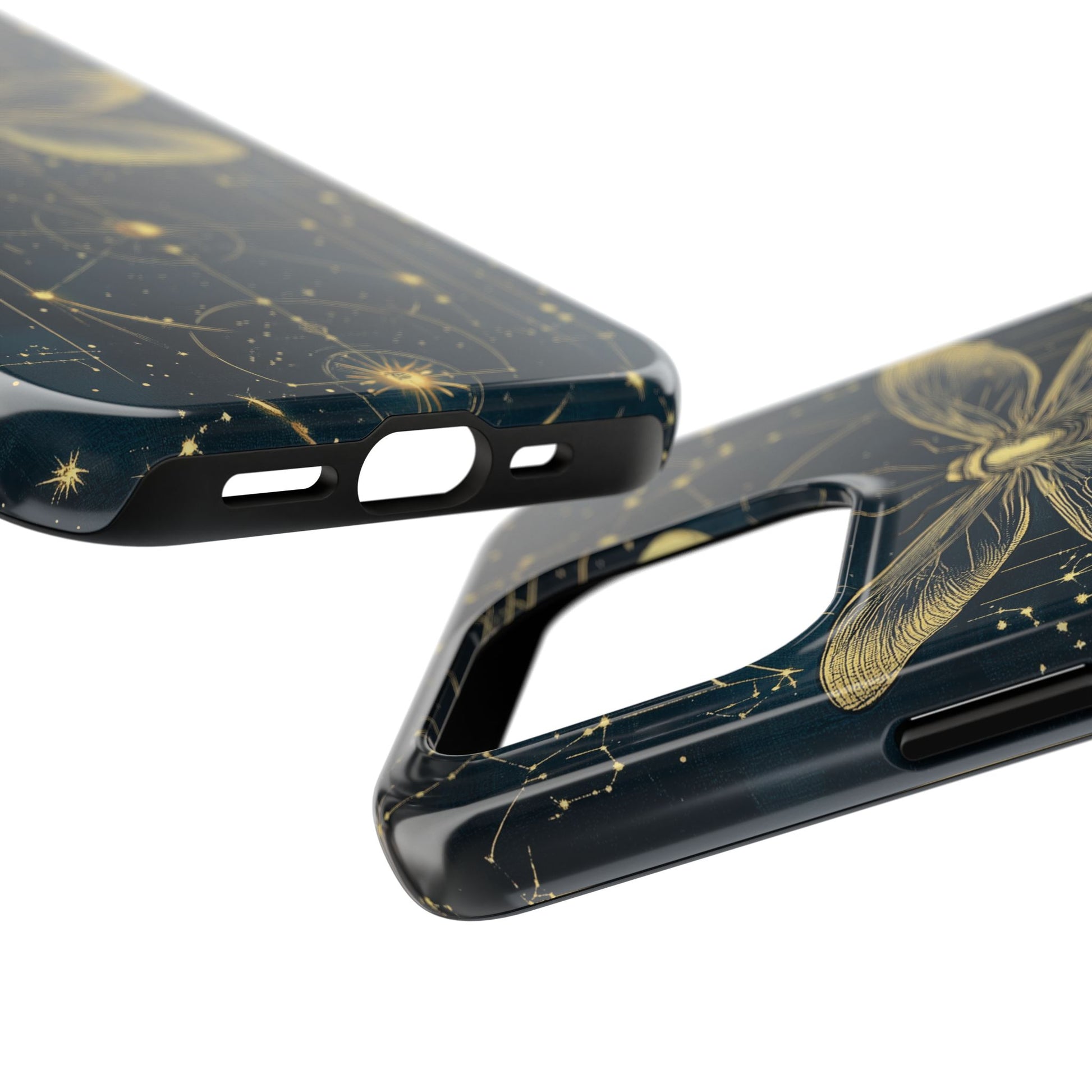Celestial Dark Academia Phone Case Magical Moth Astrology Witchcraft Esoteric Entomology Nature Art Phone 13 14 15 Pro Max Samsung