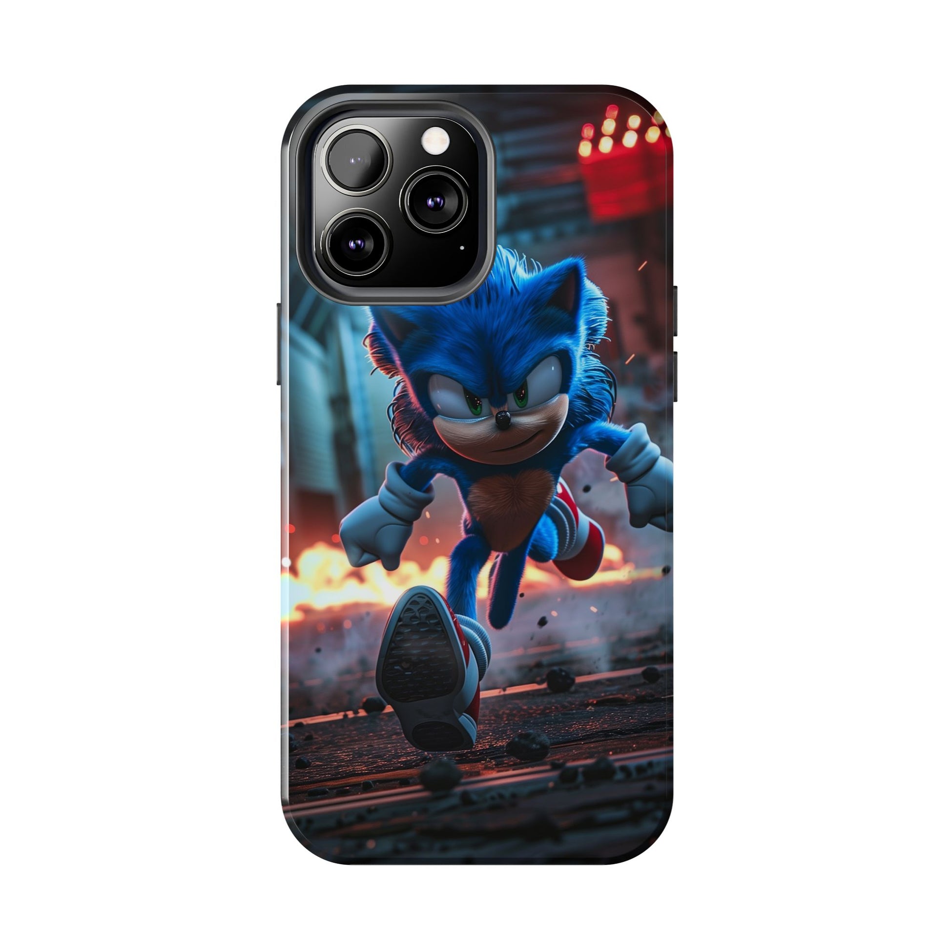 Durable Sonic Phone Case - Protective Sonic the Hedgehog Design - Tough Mobile Cover - Fun Video Game Phone Accessory