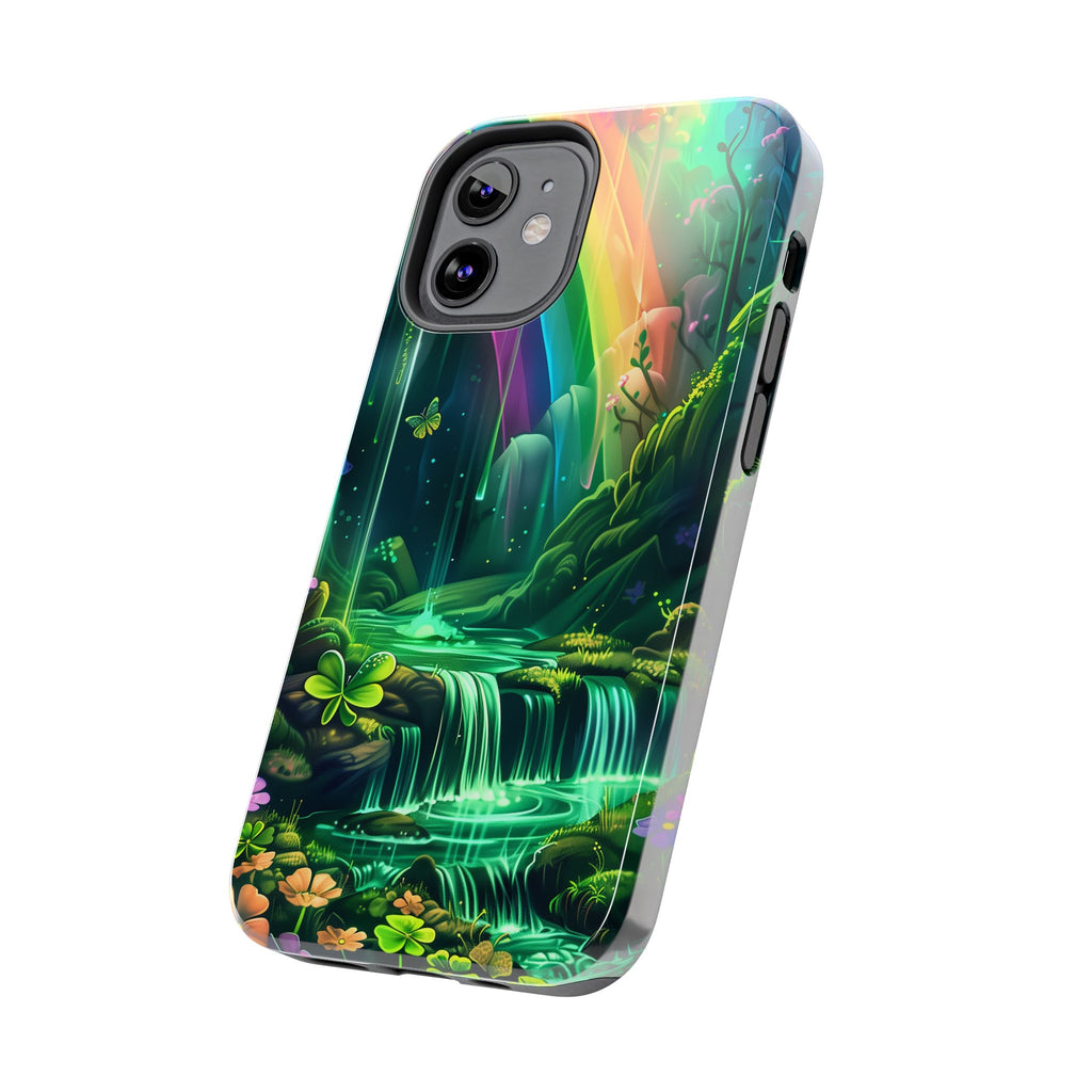St. Patrick's Day Durable Phone Case, Lucky Phone Case Design, Durable Irish Luck Protective Cover, Holiday Gift Idea