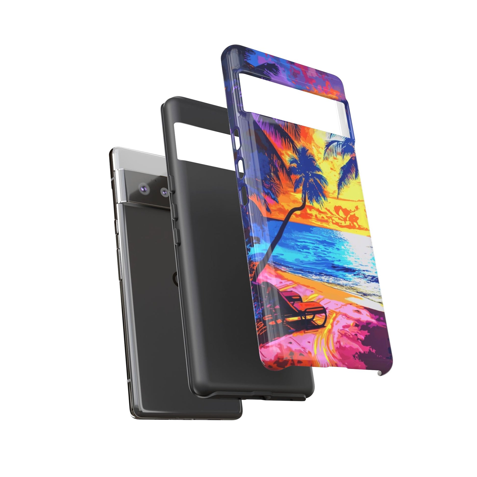 Sunset Bliss: Lisa Frank Style Android Phone Case
