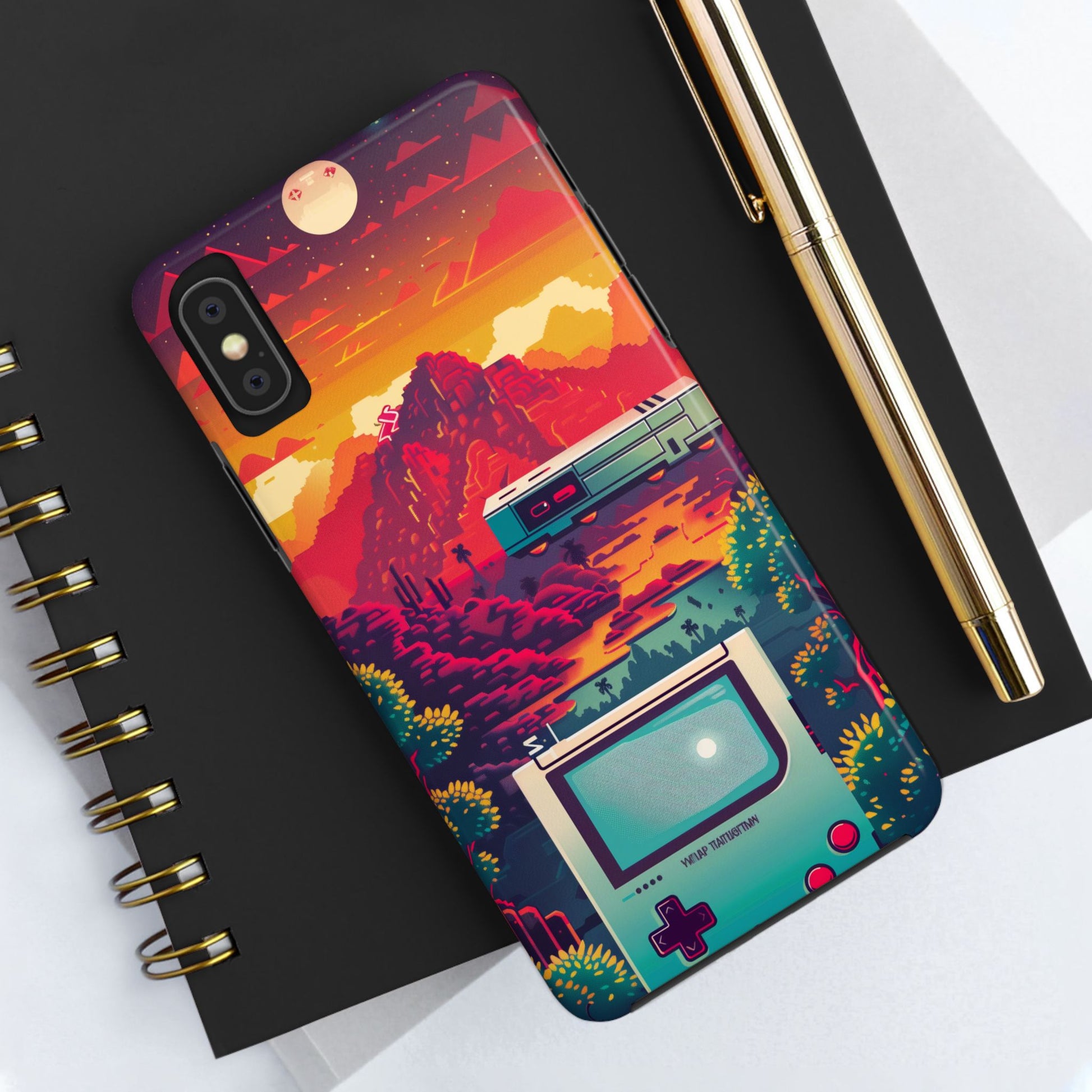 Durable iPhone Case with Alternative Universe Game Console Design - Protective Phone Cover - Fun and Sturdy Gaming Accessory - Gamer Gift