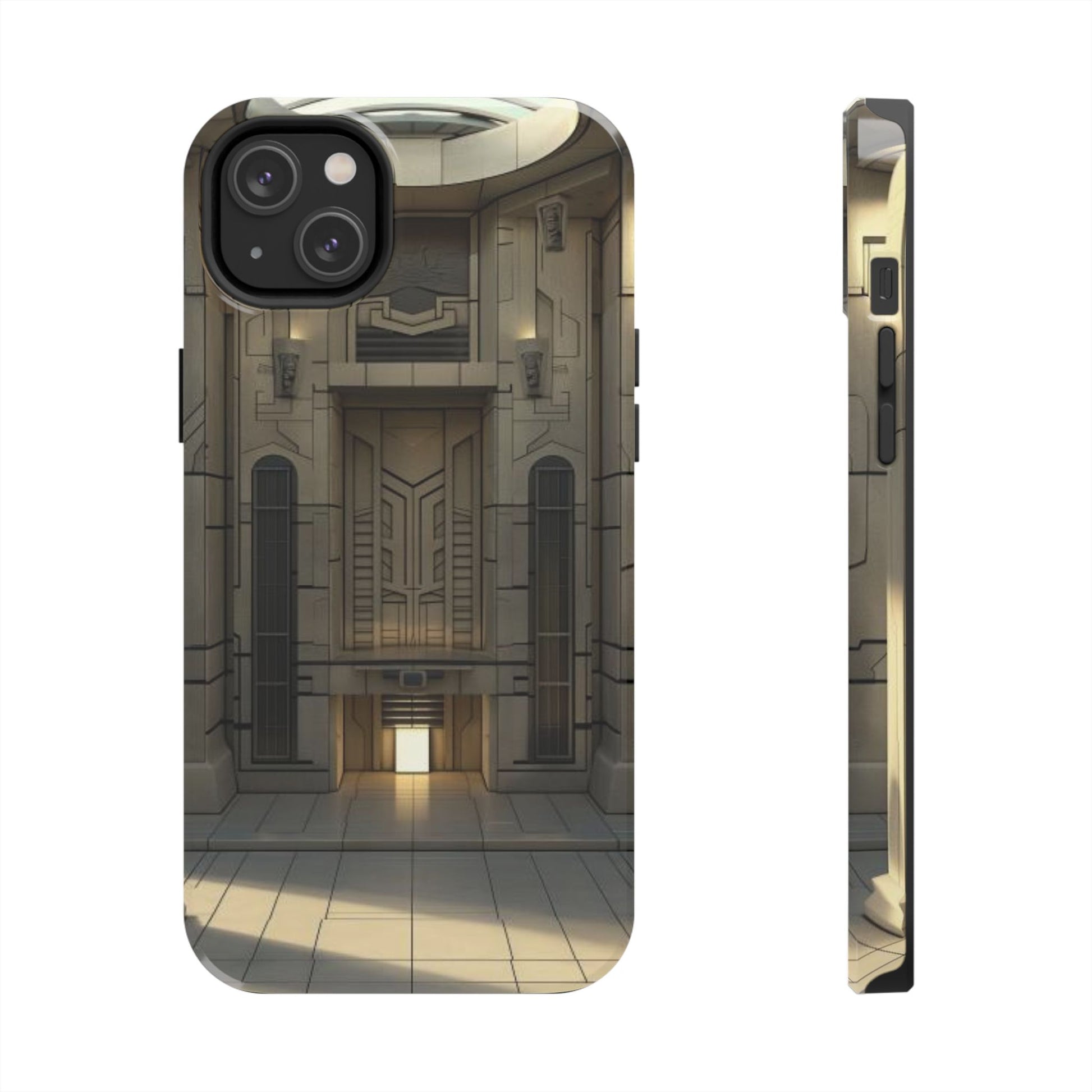 Durable Phone Case - Frank Lloyd Wright Style Room - Tough Architectural Design iPhone/Android Cover - Unique Art Deco Protection Accessory