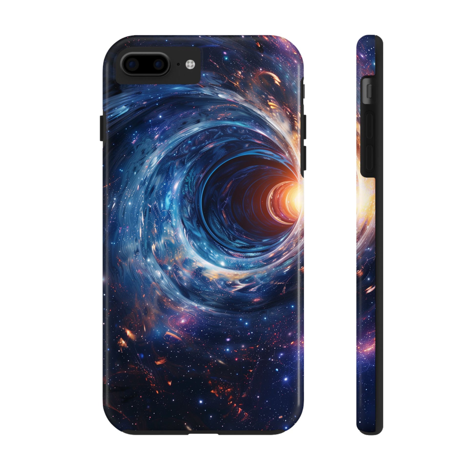 Sliders Inspired Iphone case - Space Wormholes Phone Case - Cosmic Galaxy Cover with Futuristic Wormhole Design - Sci-Fi iphone Case