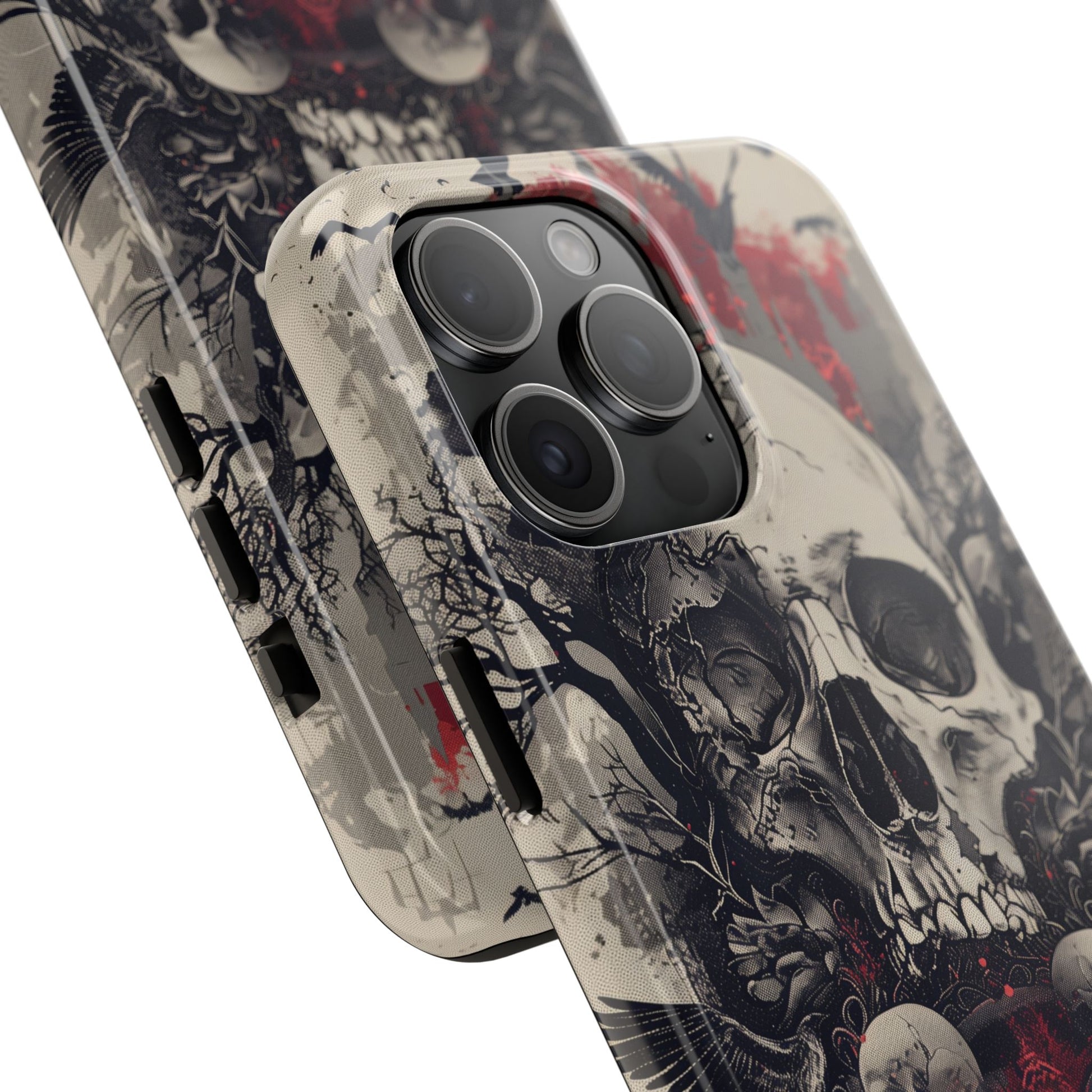 Gothic Art Phone Case Skulls and Crows, Moth Phone Case, Moon and Tarot Phone Case, Halloween Spooky Season, Dark Academia iPhone 15 Pro Max