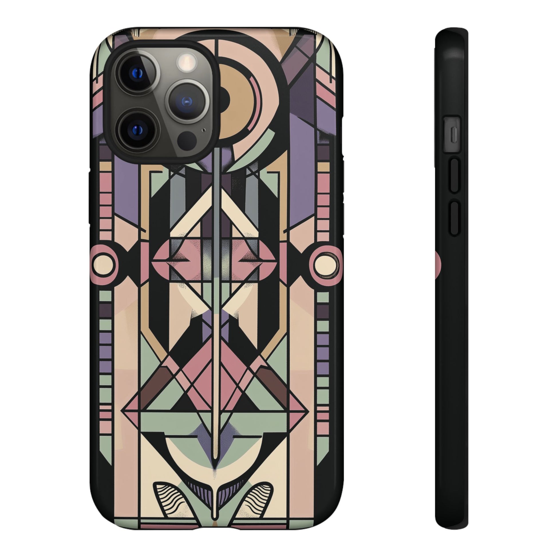 Art Deco Geometric Phone Case Design Tamara de Lempicka Frank Lloyd Wright Prairie Style Stylish iphone 13 14 15 16 Pro Max Plus Galaxy