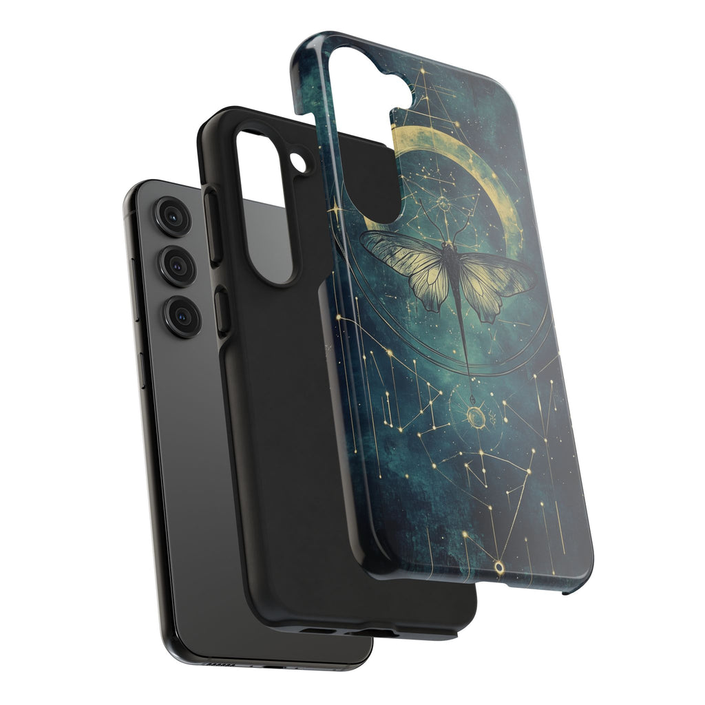 Celestial Dark Academia Phone Case, Magical Moth Vintage  Witchcraft iPhone Cover, Esoteric Nature Art, iPhone 15 Pro Max, iPhone 14 Pro