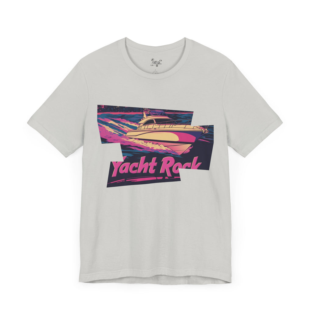 Yacht Rock T-Shirt Tshirt Nautical Graphic Tee 80s Miami Vice Boating Shirt Yacht Lover Gift Nostalgic South Beach Retro Motif Style Funny