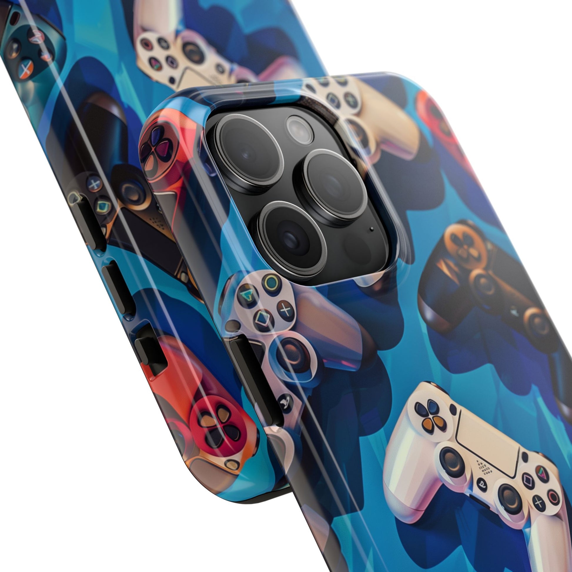 Video Game Controllers iPhone Case - Gamer Tough Phone Cover - Modern Gaming