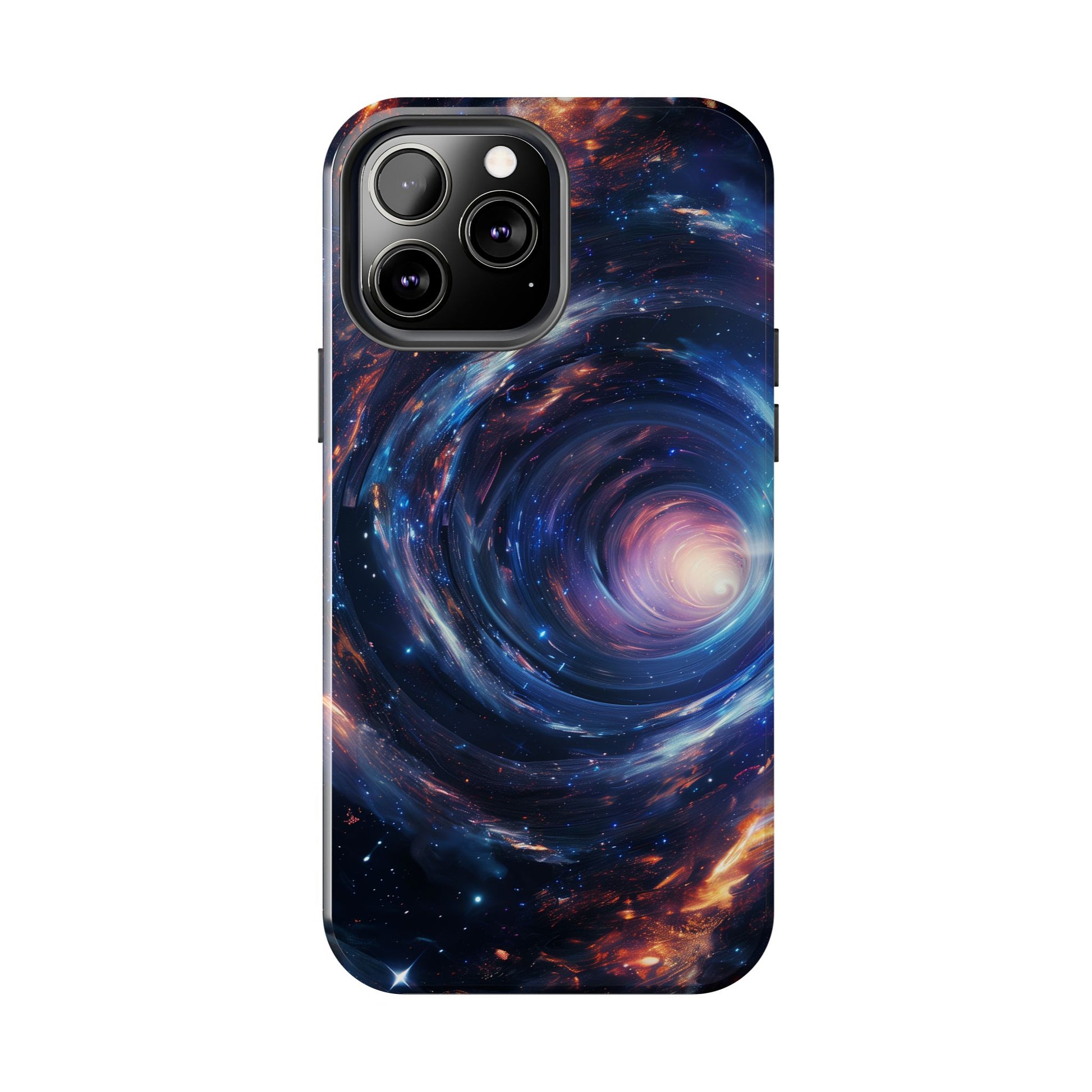 Dr Who inspired Phone Case - Space Wormholes Phone Case - Cosmic Galaxy Cover with Futuristic Wormhole Design - Sci-Fi Protective Case
