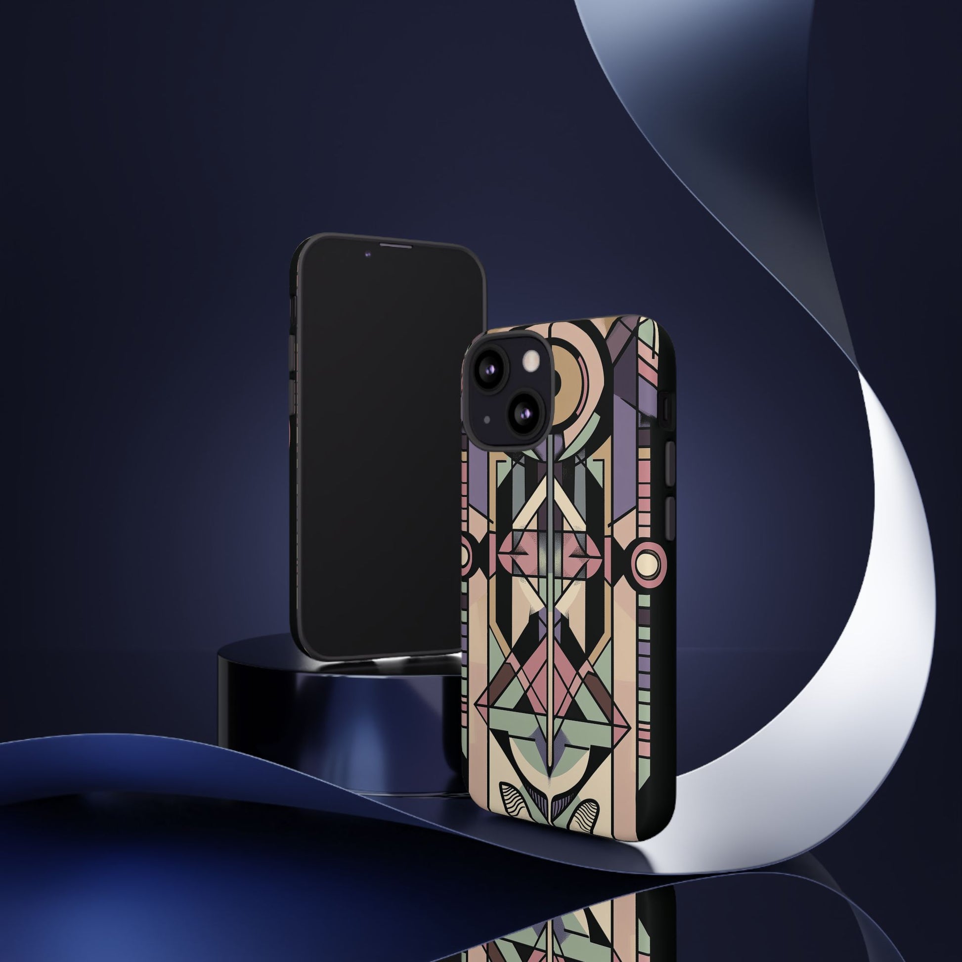 Art Deco Geometric Phone Case Design Tamara de Lempicka Frank Lloyd Wright Prairie Style Stylish iphone 13 14 15 16 Pro Max Plus Galaxy