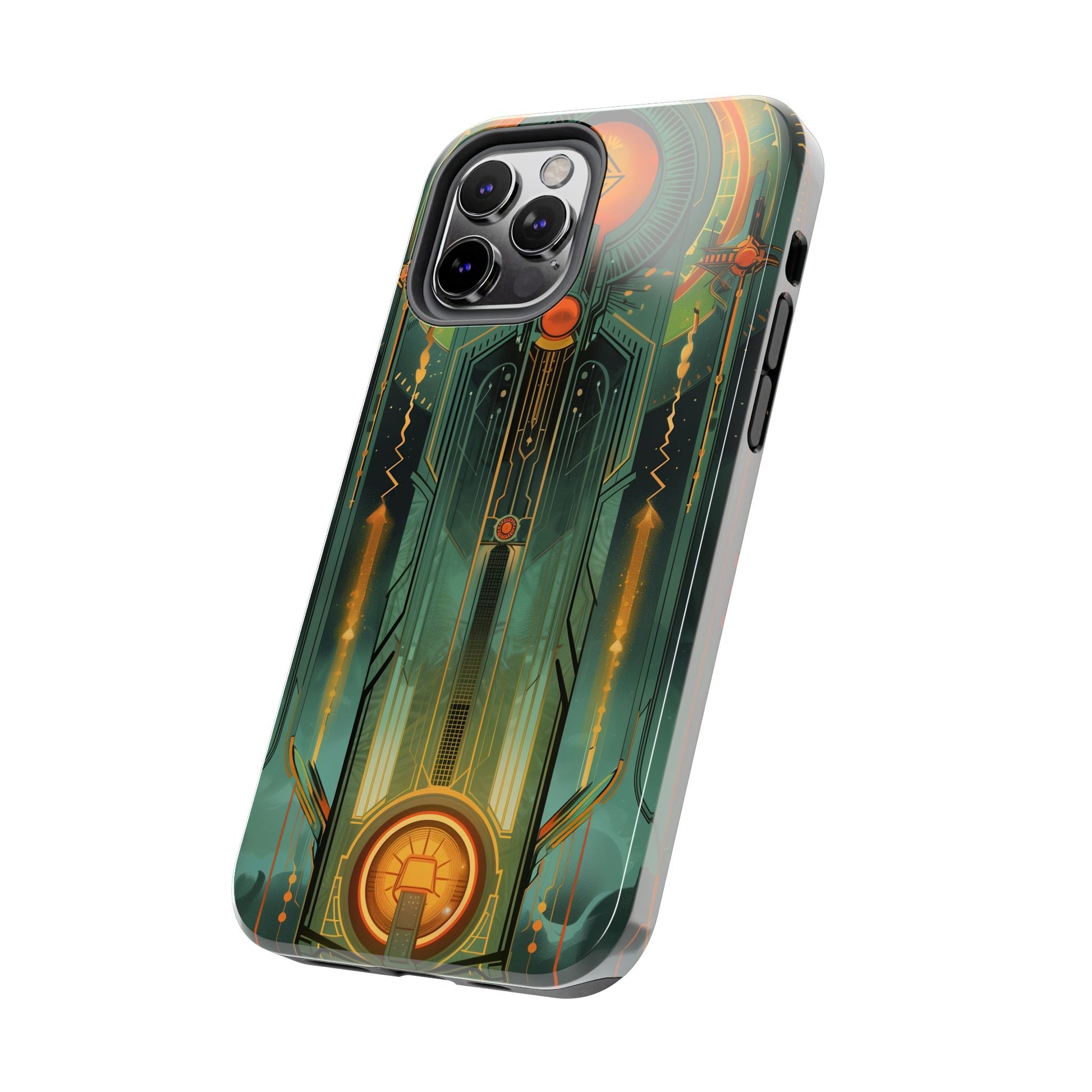 Art Deco Phone Case, Architecture Phone Case, Durable iPhone Case, Gift for Architect, iPhone 14 Case, Art Deco Building Phone Case