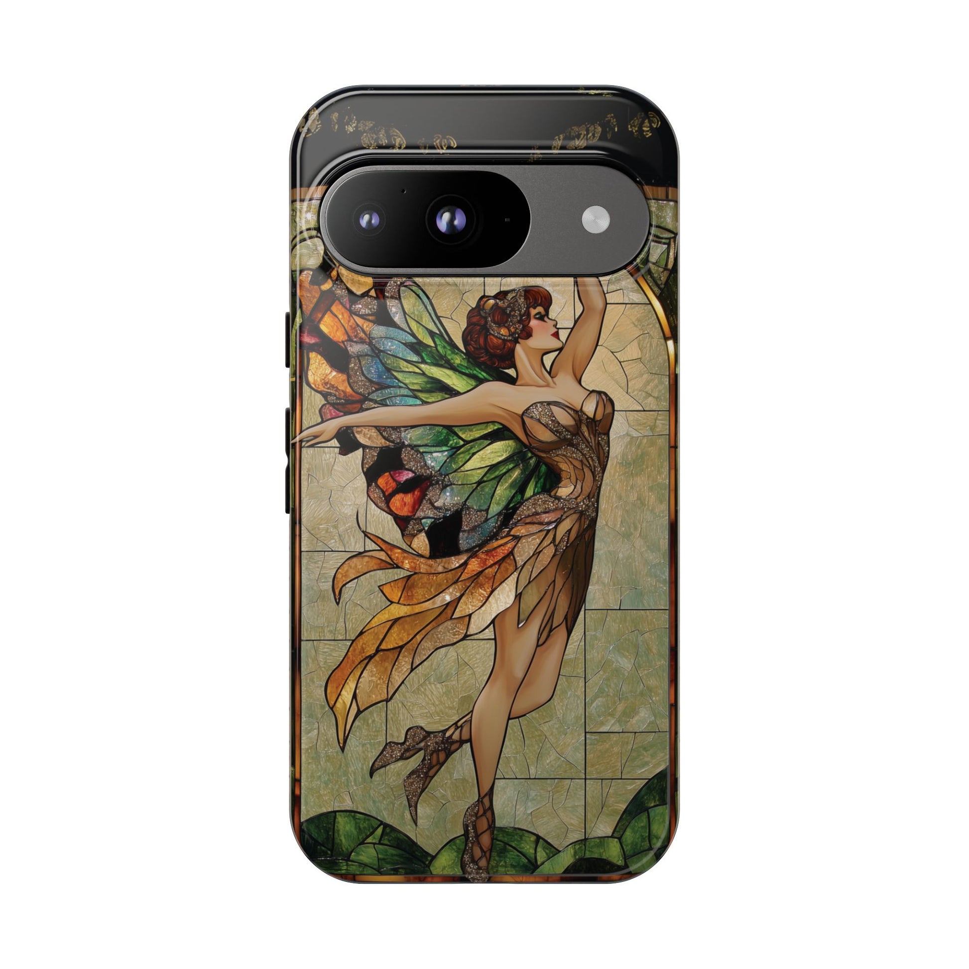 Fairy Phone Case Art Deco Woman Phone Case 1920s Art Nouveau Design in Stained Glass Alphonse Mucha Style Gatsby Style Poster