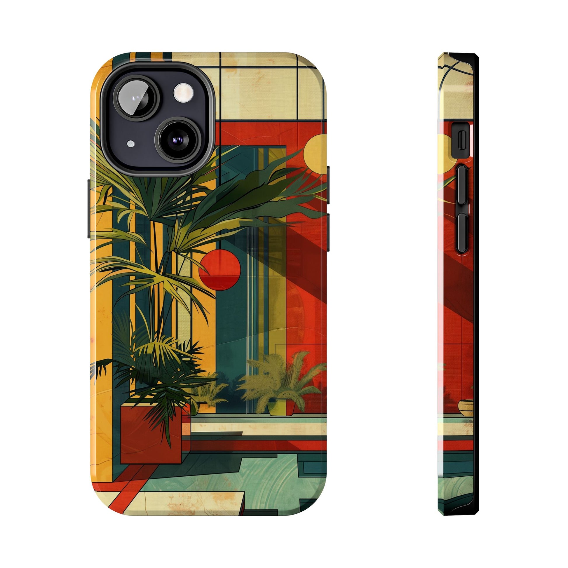 Frank Lloyd Wright Inspired Phone Case - Geometric Elegance and Architectural Beauty for iPhone Models