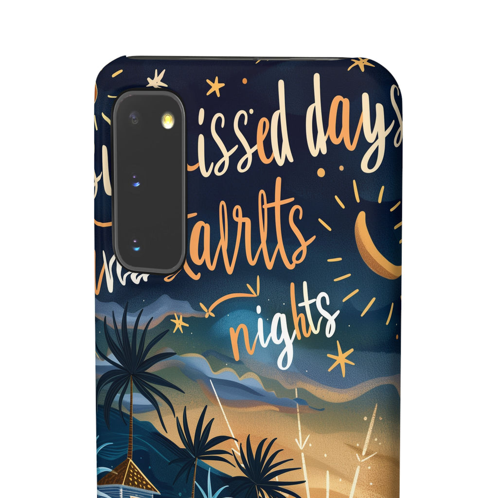 Sun Kissed Days and Starlit Nights Slim Case for Android
