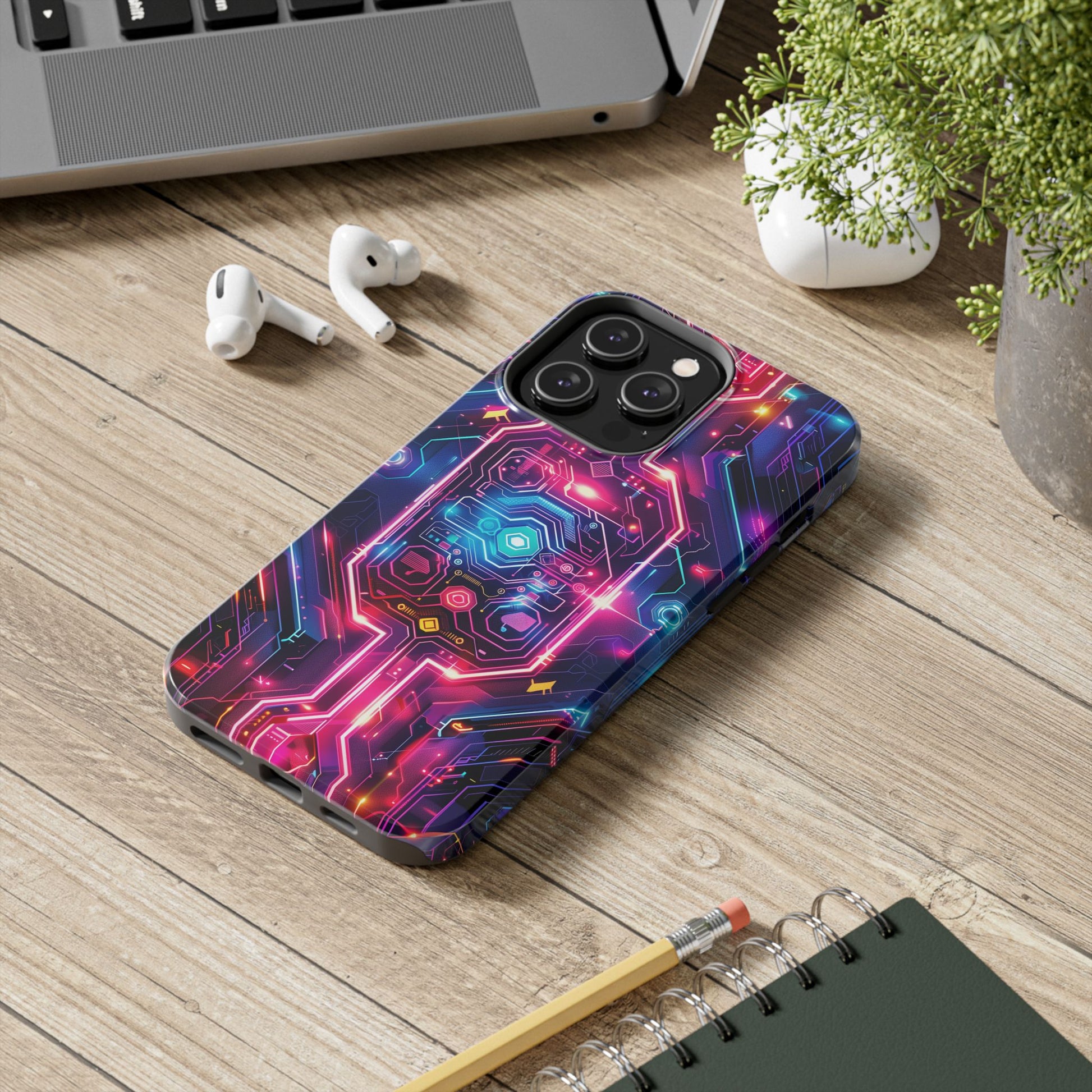 Circuit Board Phone Case, Futuristic Circuit Phone Case, High-Tech Gift for Him, Custom Sci-Fi Phone Case, iphone 15 pro max