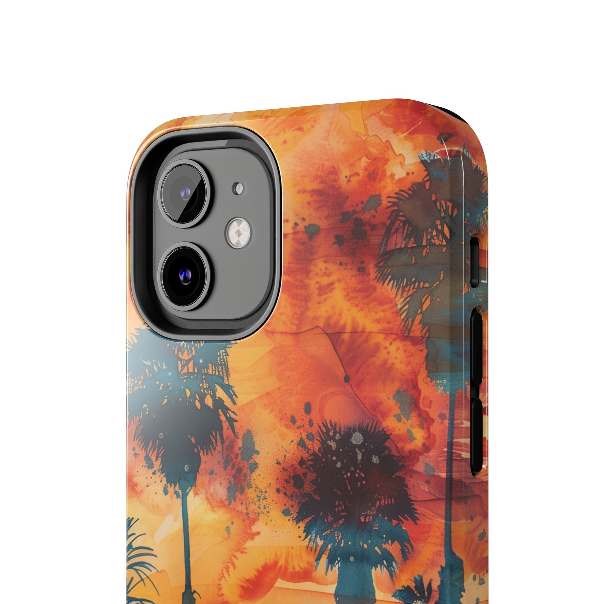 Los Angeles Sunset iPhone Case, Golden Hour Scenic View, Hollywood Hills Sunset Phone Case, Palm Trees Phone Case, iphone 15 pro max case