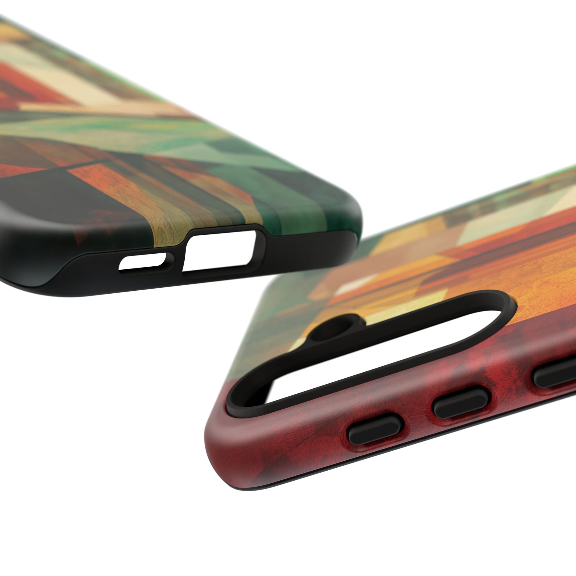 Art Deco Frank Lloyd Wright Inspired Usonian Phone Case Geometric Stained Glass Art Deco Marble Gold 13 14 15 16 iPhone Pro Max Galaxy Pixel