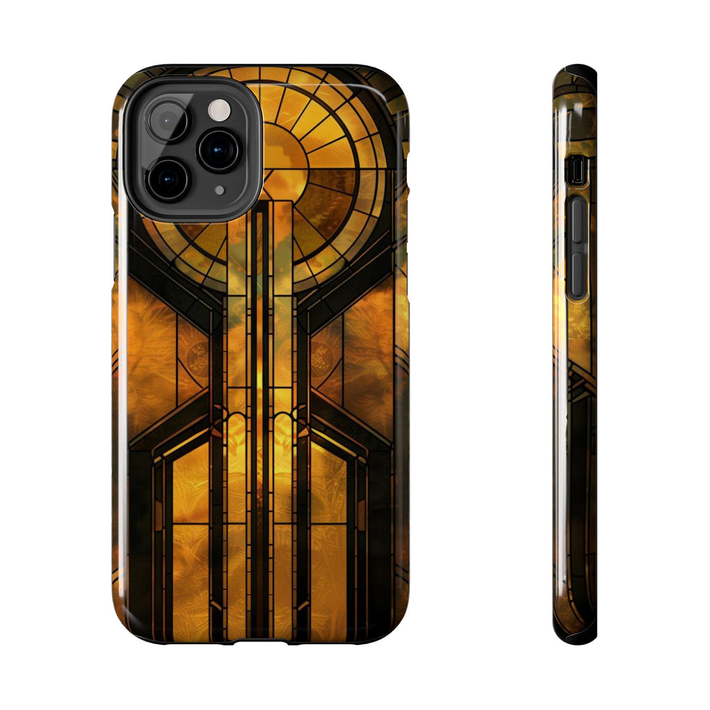 Durable Noir Art Deco Golden Design iPhone Cover - Stylish and Protective Phone Case on Etsy - Art Deco Gift