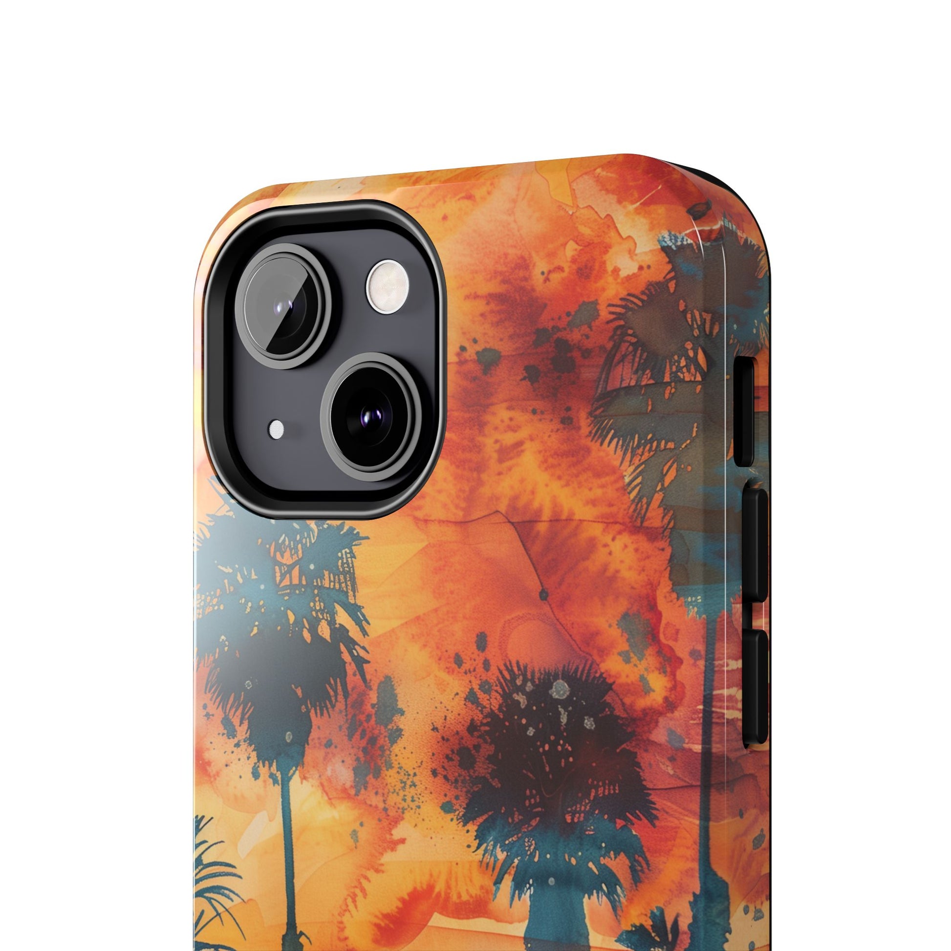 Los Angeles Sunset iPhone Case, Golden Hour Scenic View, Hollywood Hills Sunset Phone Case, Palm Trees Phone Case, iphone 15 pro max case