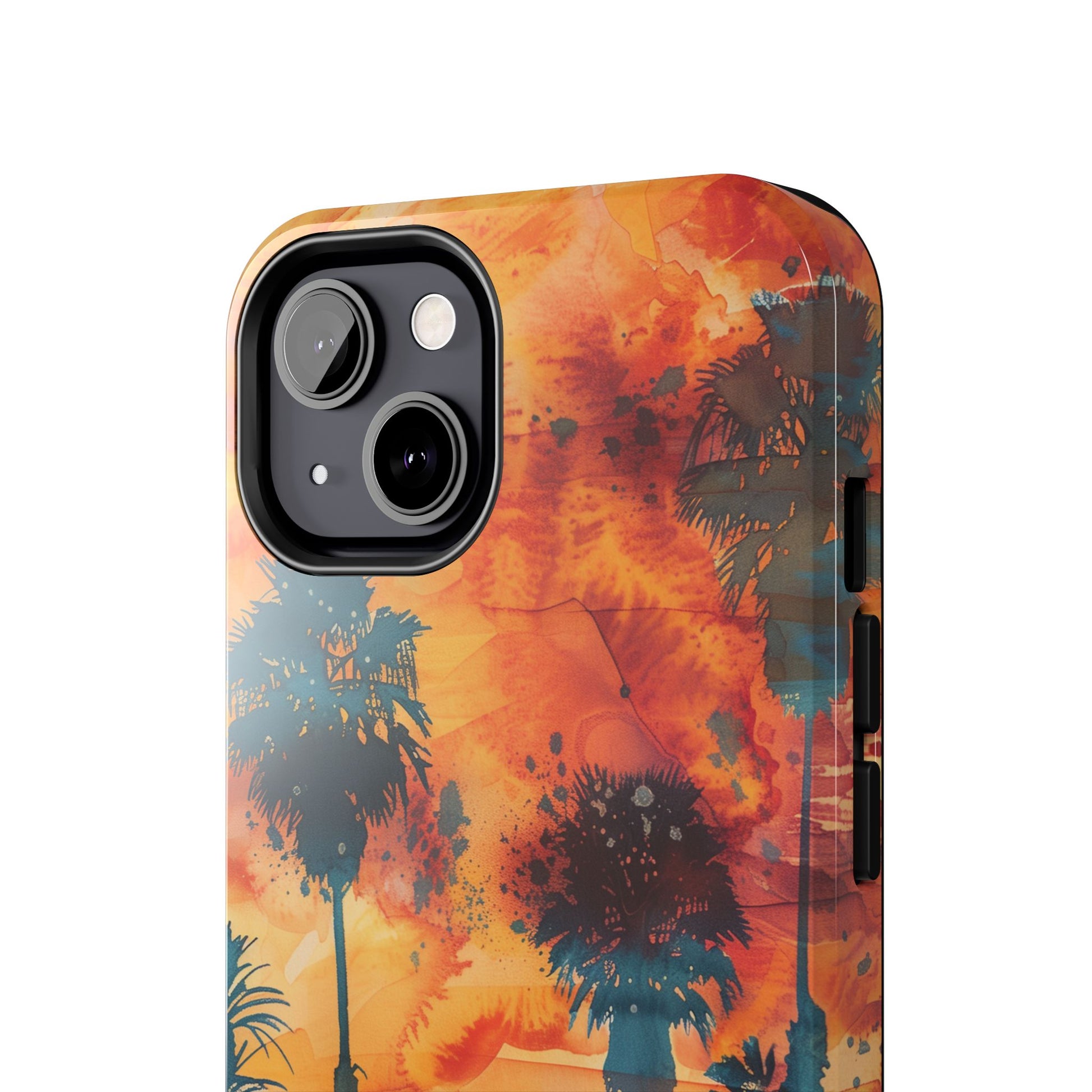 Los Angeles Sunset iPhone Case, Golden Hour Scenic View, Hollywood Hills Sunset Phone Case, Palm Trees Phone Case, iphone 15 pro max case