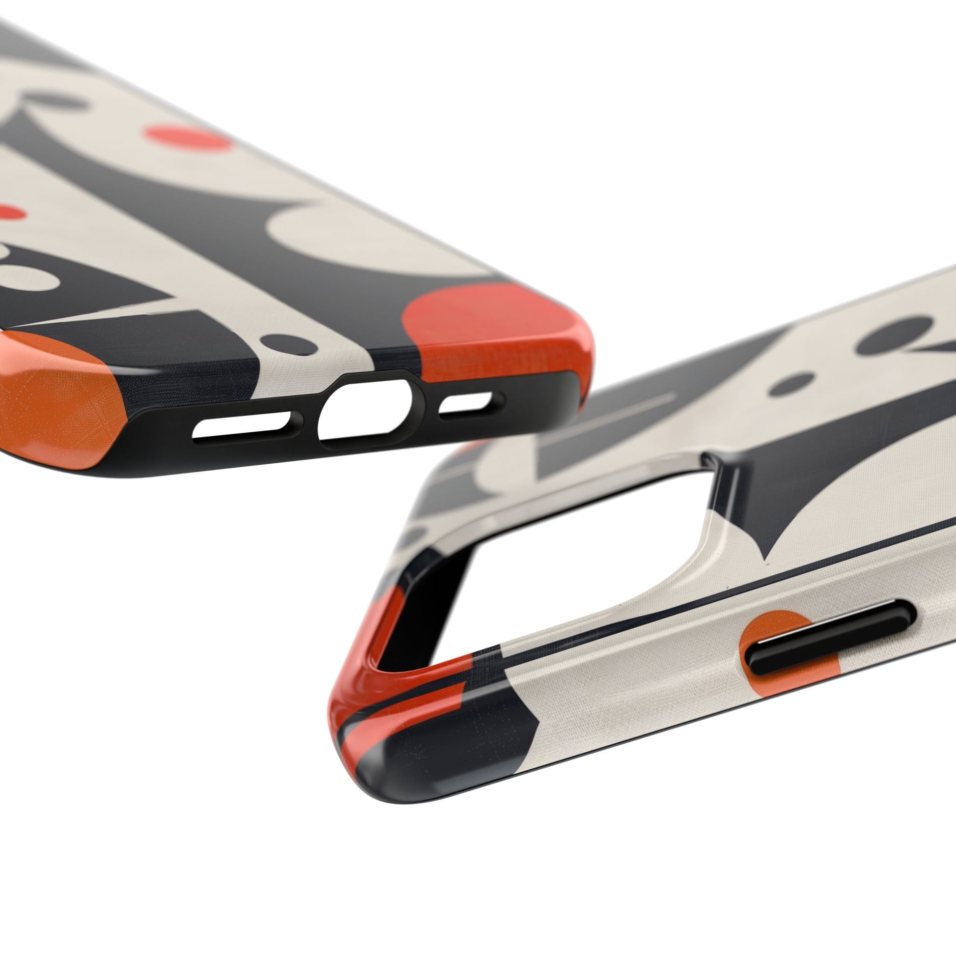 Mid-Century Modern Star Phone Case Mid Mod Atomic Cats Retro Chic Sleek Geometric Apple 12 13 14 15 Pro Max Samsung Galaxy