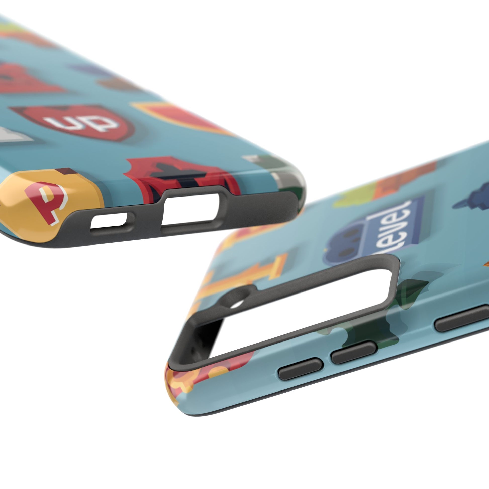 Pixel Art Video Game Level Up Phone Case, Retro Gaming Design, Geeky Gamer Phone Cover, Unique Video Game Art Accessories