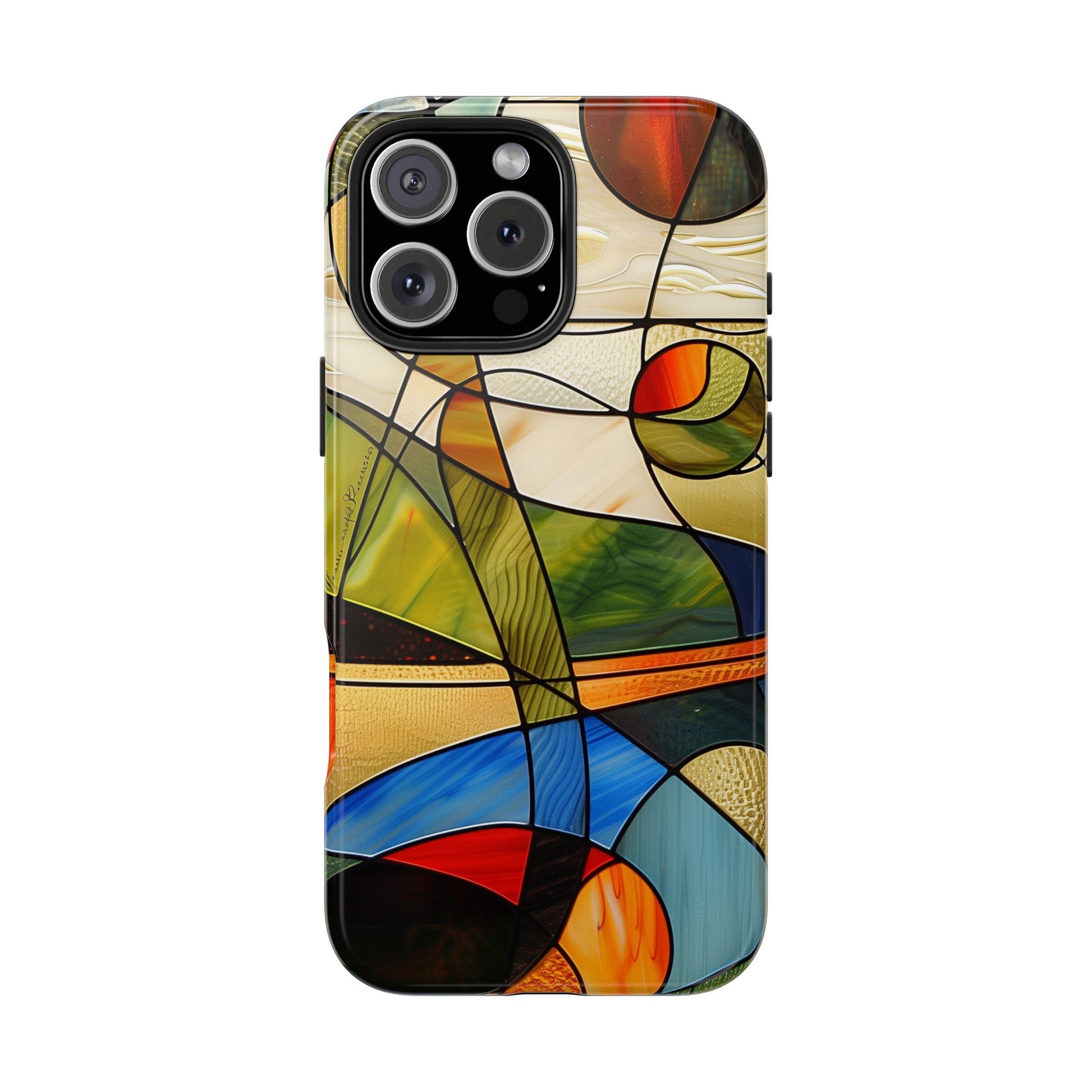 Frank Lloyd Wright Inspired Stained Glass Phone Case, Artistic iPhone Case, Architectural Design, Art Deco iphone Case, iphone 15 pro max